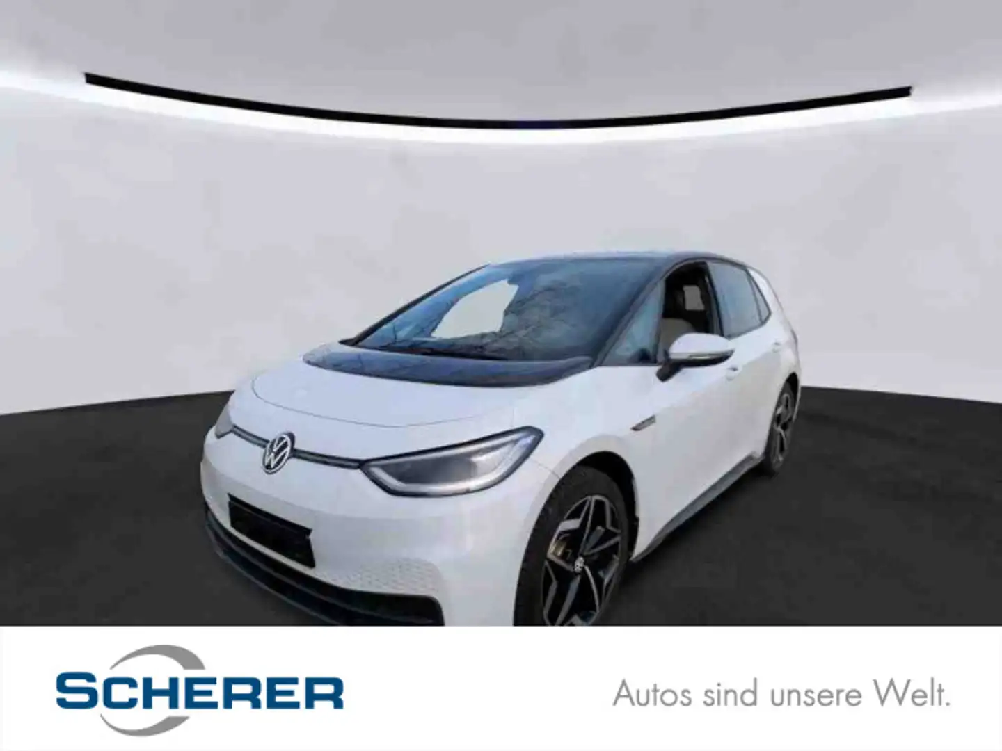 Volkswagen ID.3 Pro 58 kWh ACC+HuD+360°+Navi+App+Sitzhz+19" Weiß - 1