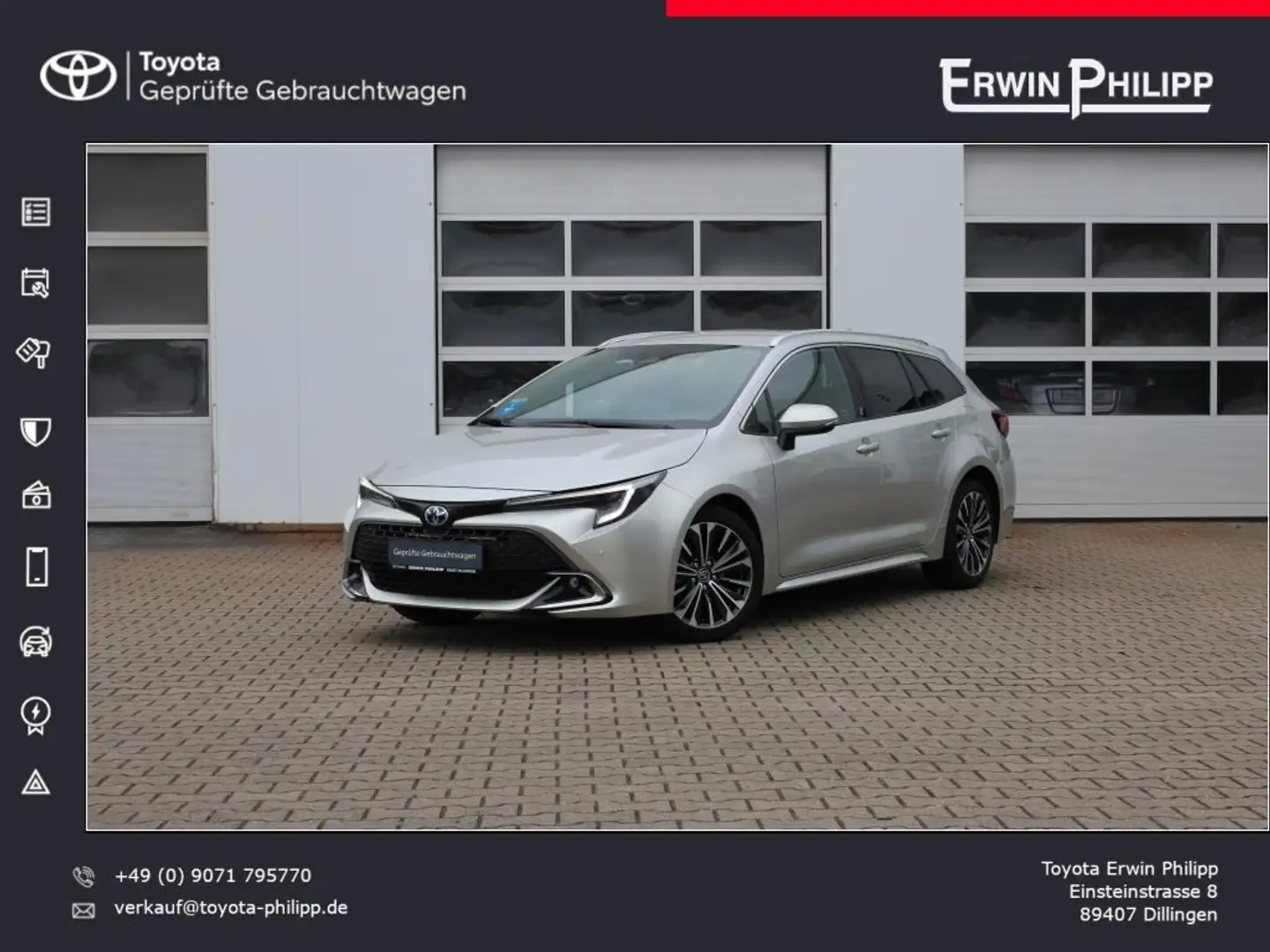Toyota Corolla TS 1.8 Hybrid Team-D *Standheizung*Navi* Plateado - 1