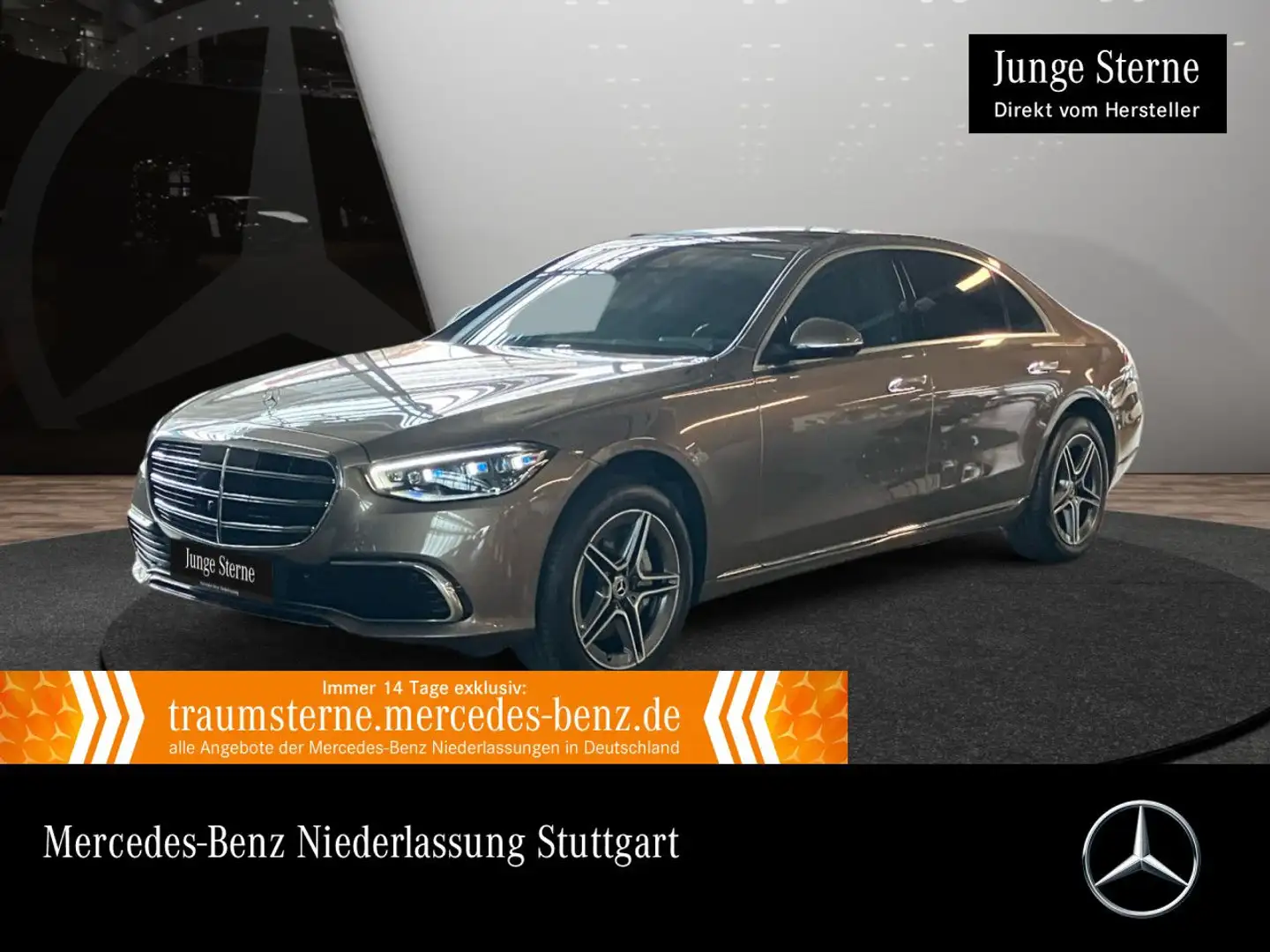 Mercedes-Benz S 450 L 4M PANO+DIGITAL-L+BURMESTER3D+FAHRASS+19" Braun - 1