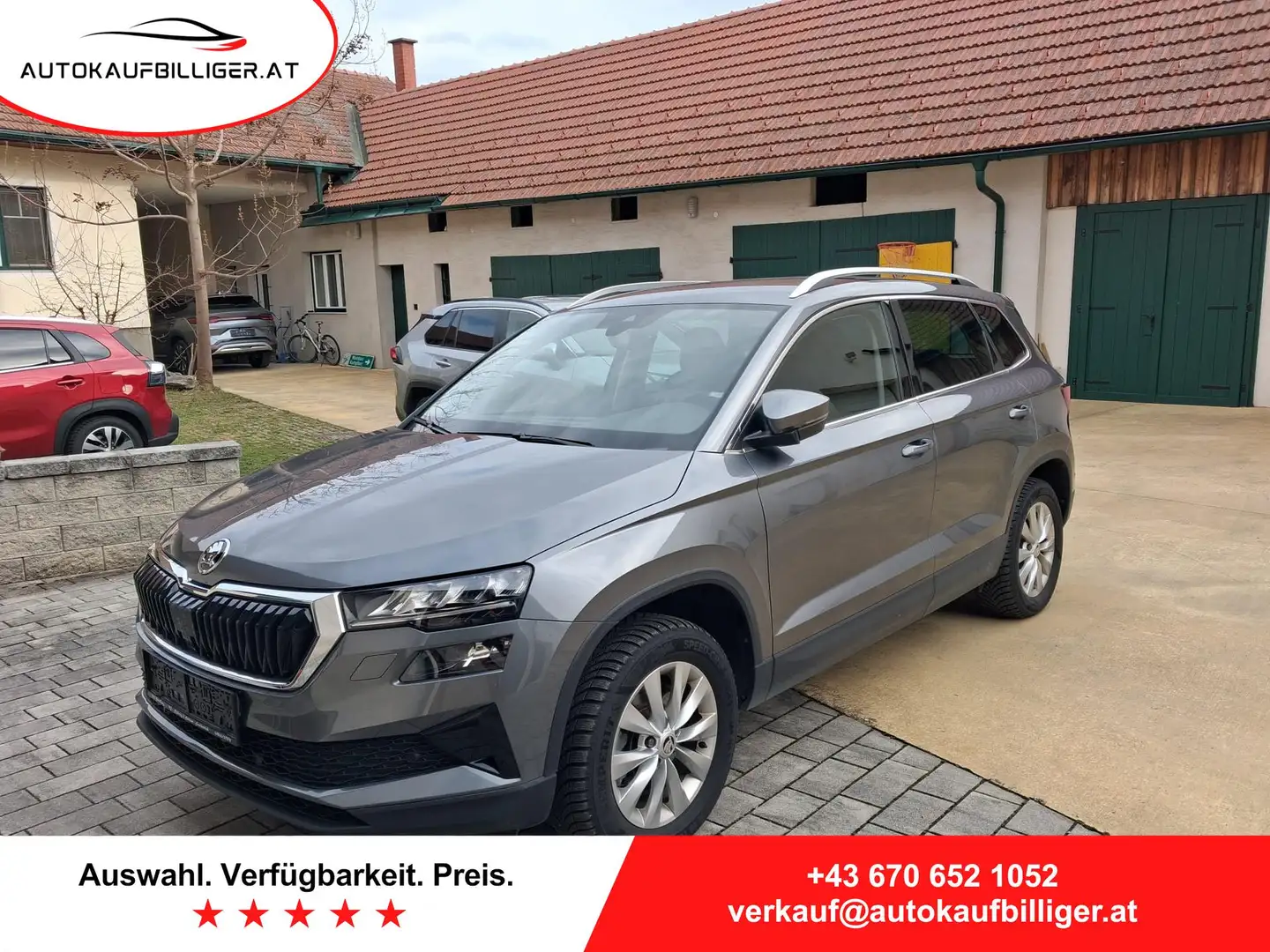 Skoda Karoq 2.0 TDI Selection 4x4 Lodge *Diverse Pakete*Win... Grau - 1