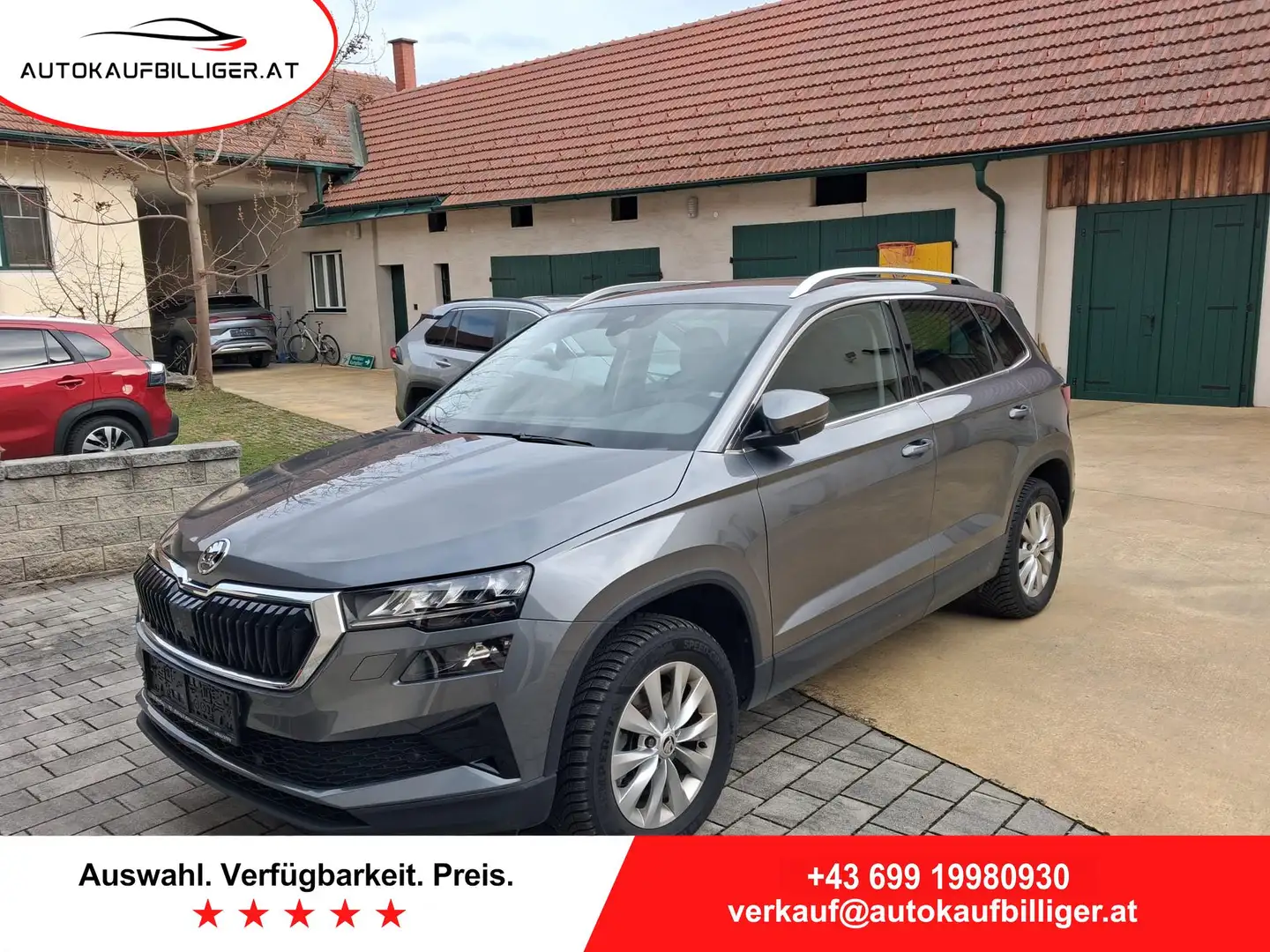 Skoda Karoq 2.0 TDI Selection 4x4 Lodge *AHK*Diverse Pakete... Grau - 1
