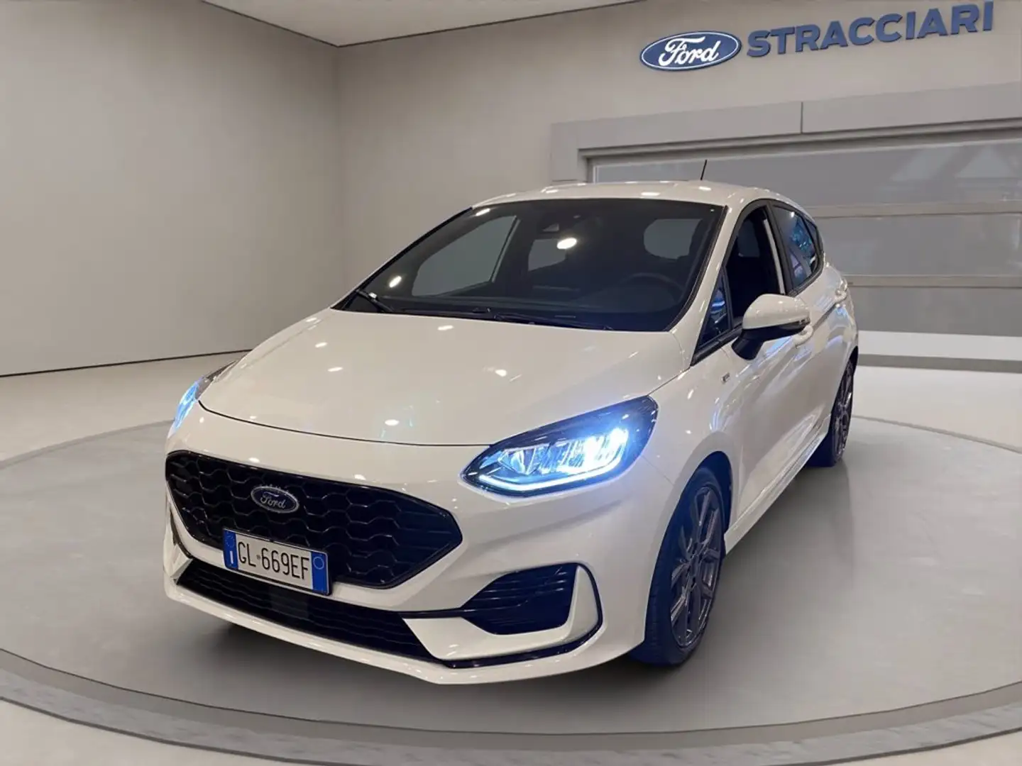 Ford Fiesta 5p 1.0 ecoboost h ST-Line X 125cv powershift Blanc - 1