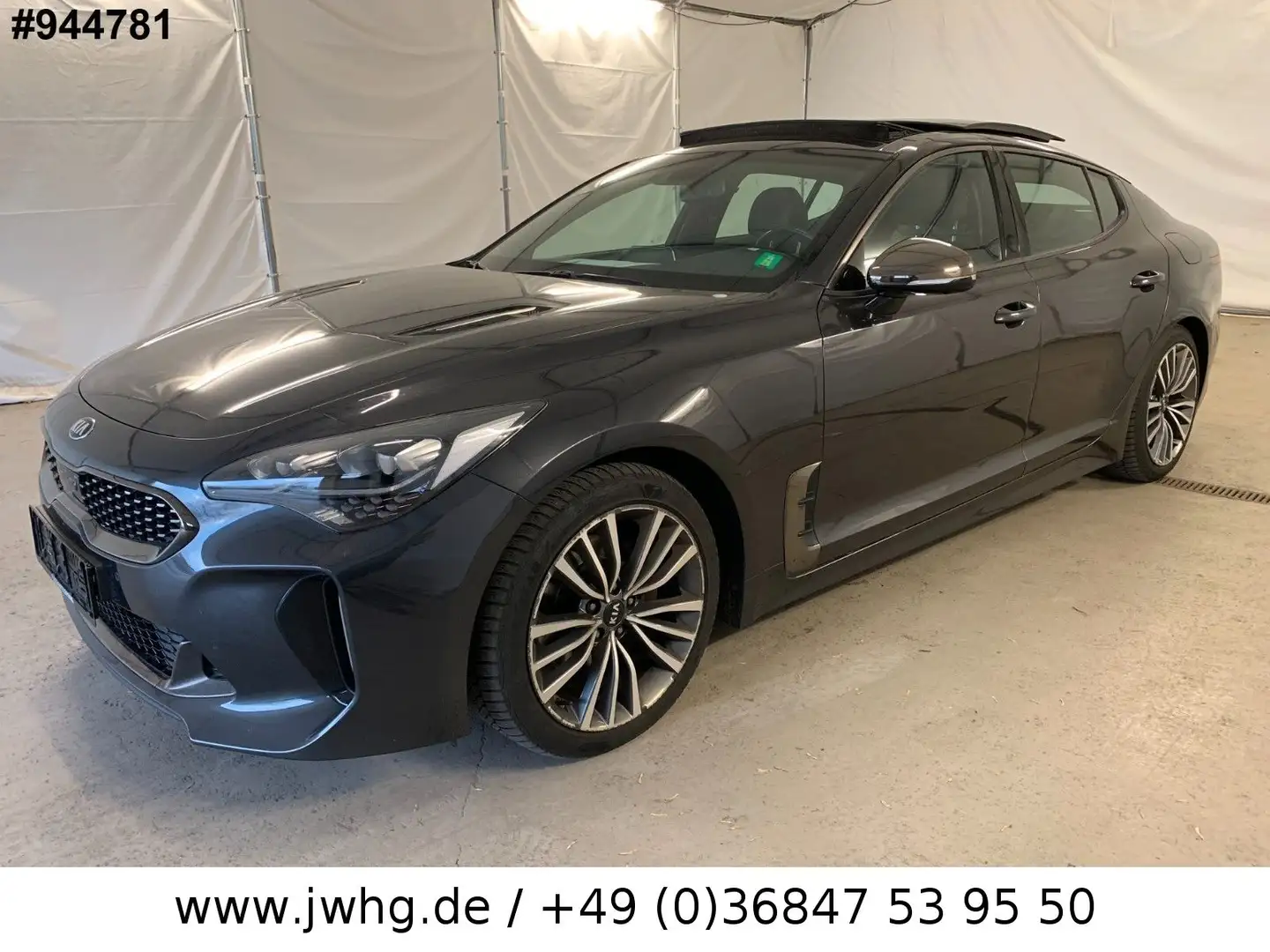 Kia Stinger GT-Line S-Dach 19" HUD ACC 360°K Memory Grau - 1