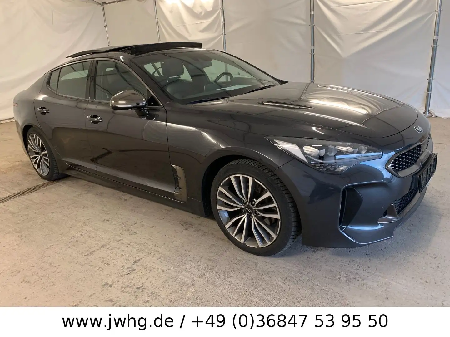 Kia Stinger GT-Line S-Dach 19" HUD ACC 360°K Memory Grau - 2