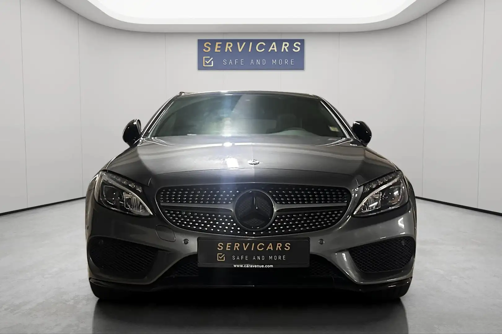 Mercedes-Benz C 180 Mercedes C180 Coupé AMG Line/TOIT PANO/Gar12M Gris - 2