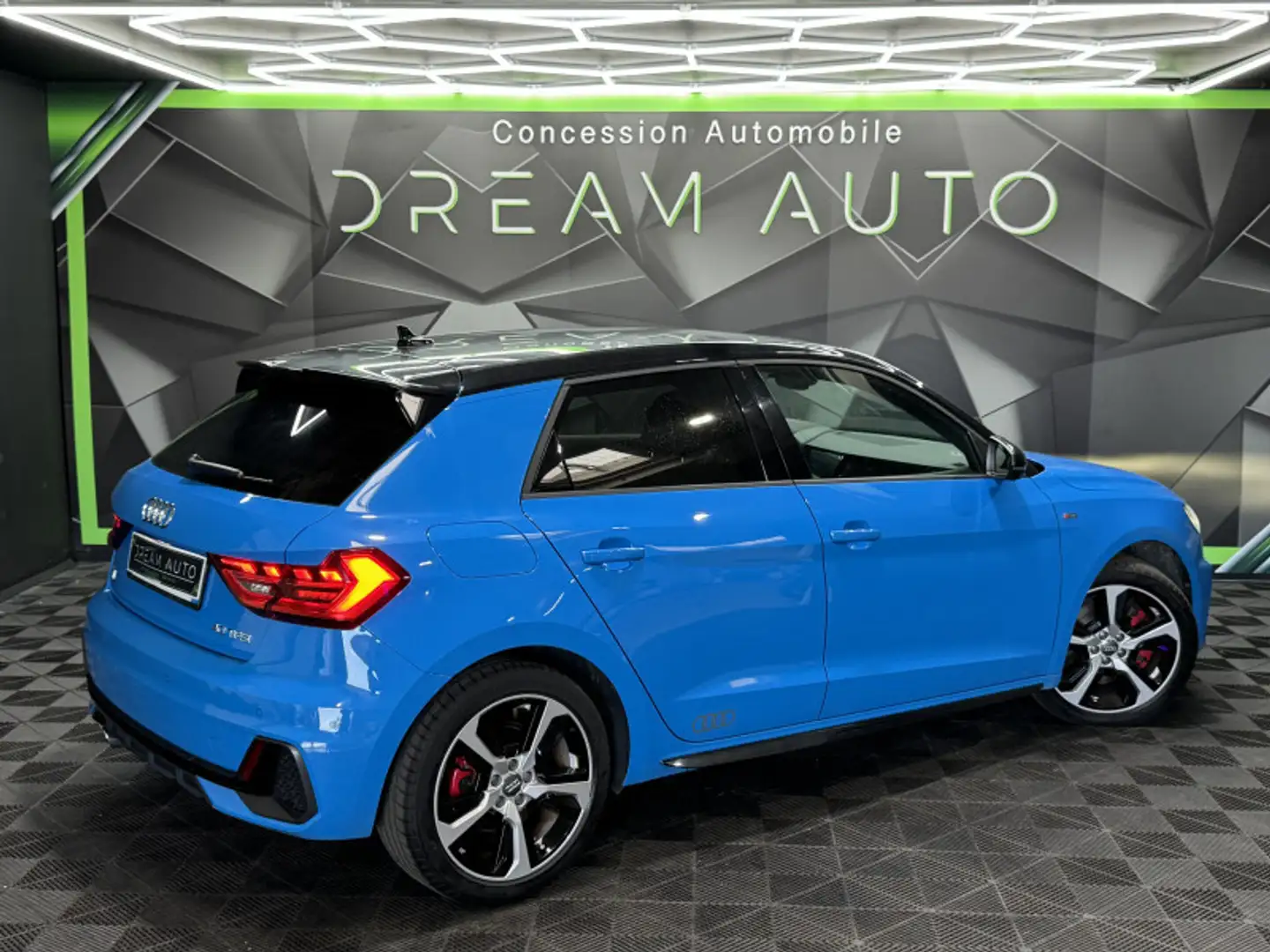 Audi 200 40 TFSI 200CH S LINE S TRONIC 6 TVA RECUPERABLE 1 ERE MAIN Blauw - 2