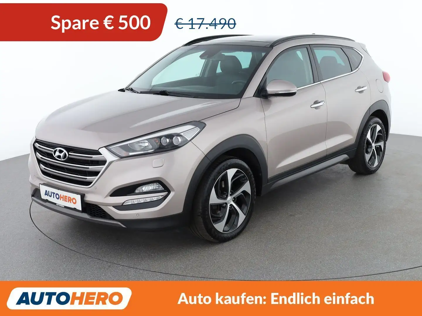 Hyundai TUCSON 2.0 CRDi Platin 4WD Grau - 1