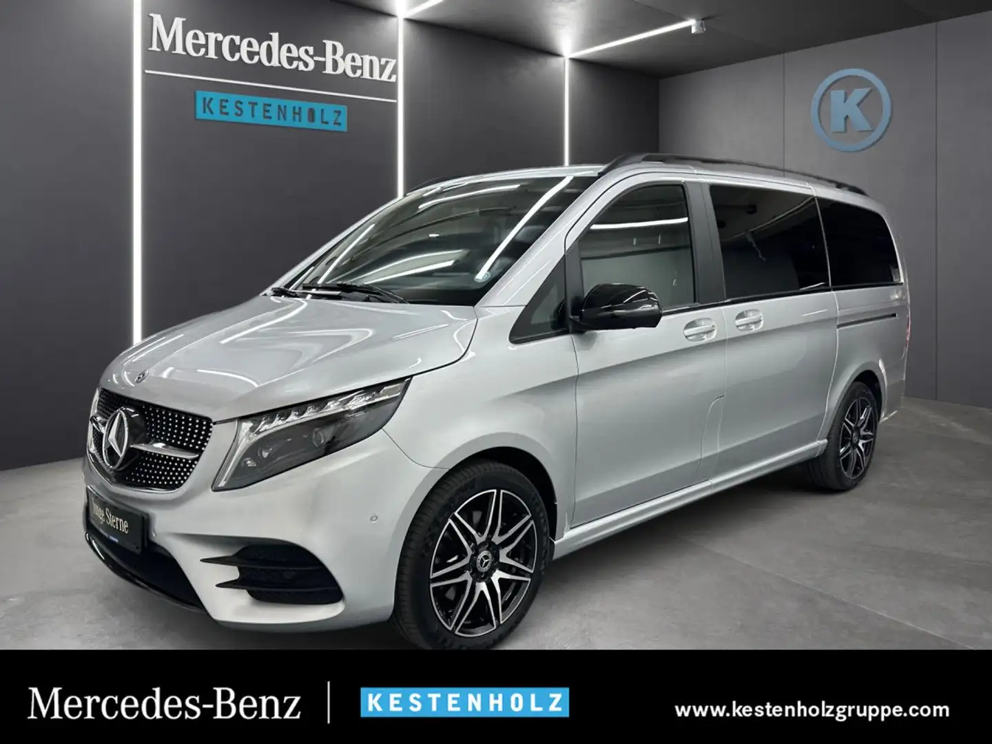 Mercedes-Benz V 300 d lang Avantgarde Edition Stdhzg Pano AHK 9G Argento - 1