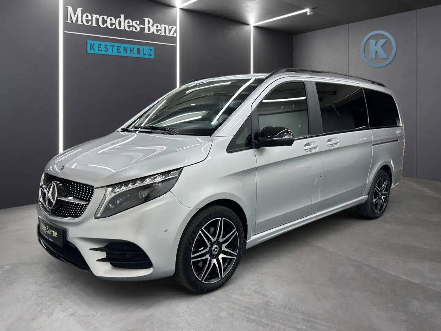 Mercedes-Benz V 300 d lang Edition AMG Stdhzg Burmester ILS LED Silber - 2