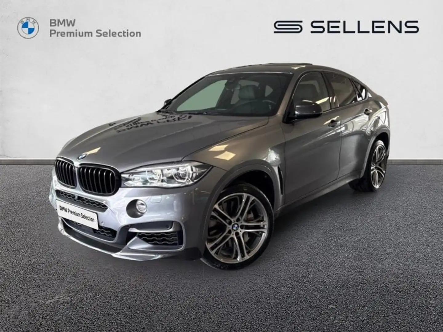 BMW X6 M M50dA 381ch Euro6c Gris - 1