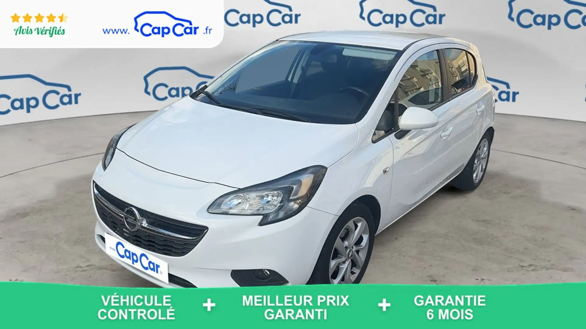Opel Corsa V 1.4 i 90 Design Blanc - 1