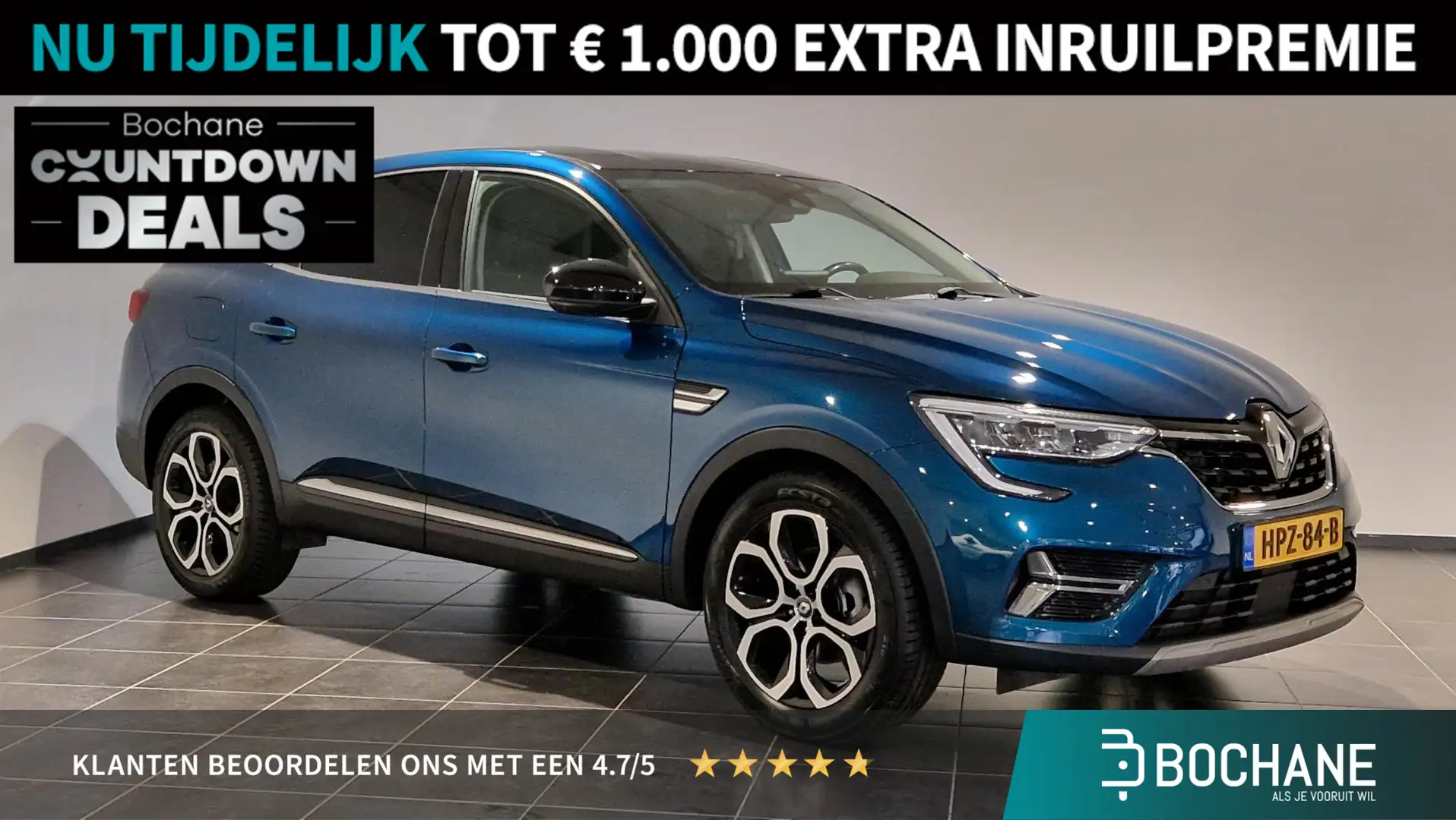 Renault Arkana 1.6 E-Tech Hybrid 145 Intens | Camera | Navigatie Blauw - 1