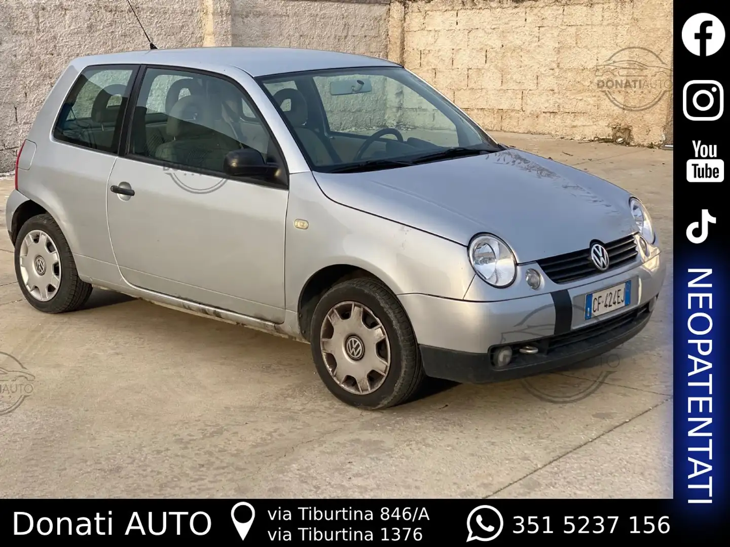 Volkswagen Lupo 1.4 Benzina - GPL Grigio - 1