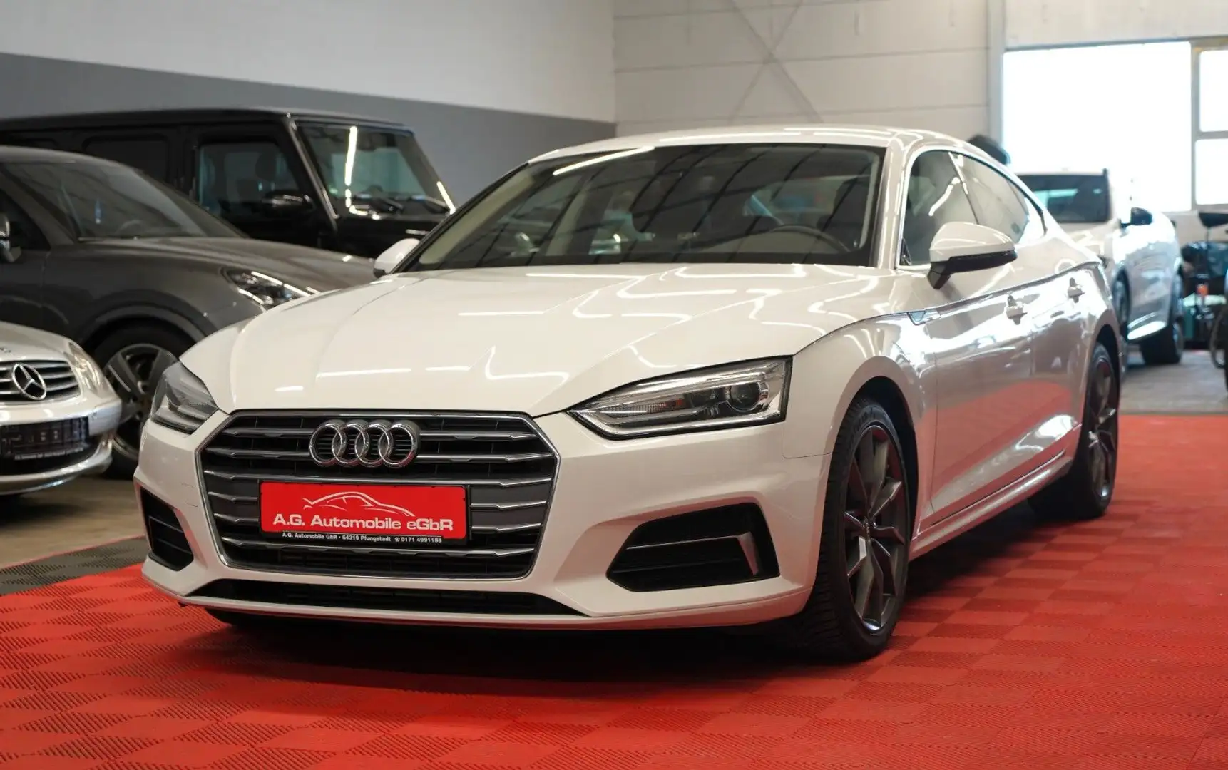 Audi A5 2.0 TFSI Sportback LED*Navi*Temp*PDC Weiß - 1