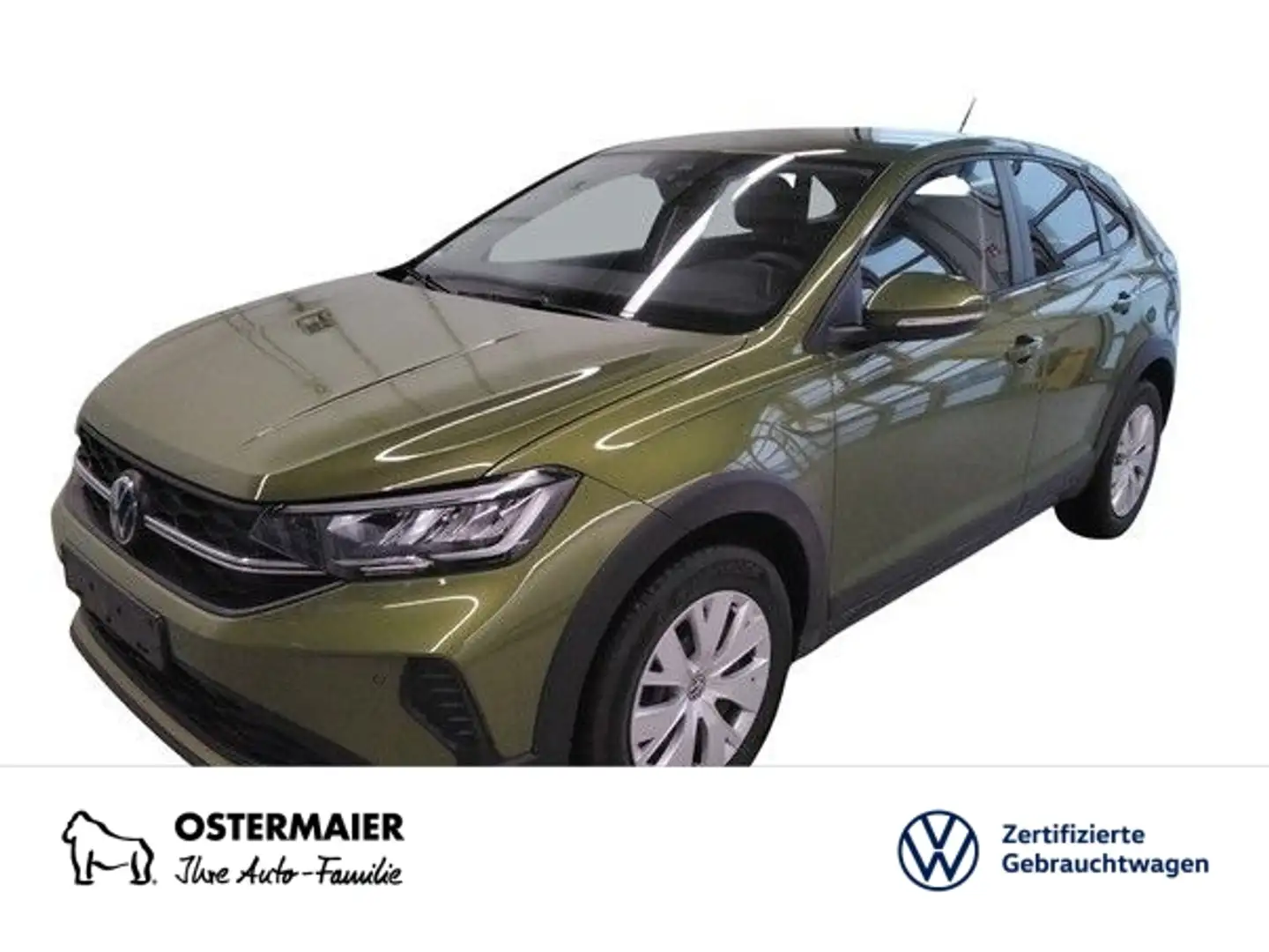 Volkswagen Taigo 1.0TSI 95PS 5J-G.2xPDC.VIRTUAL.LED.SHZ.APP-C.DAB+ Зелений - 1