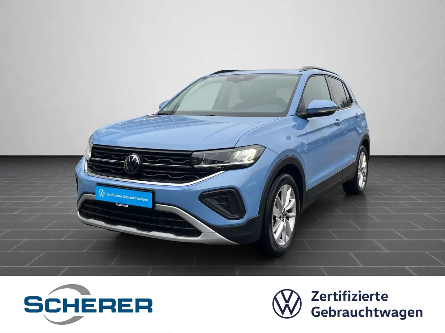 Volkswagen T-Cross Life 1.0 l TSI KAMERA APP-CONNECT SHZ Blau - 1