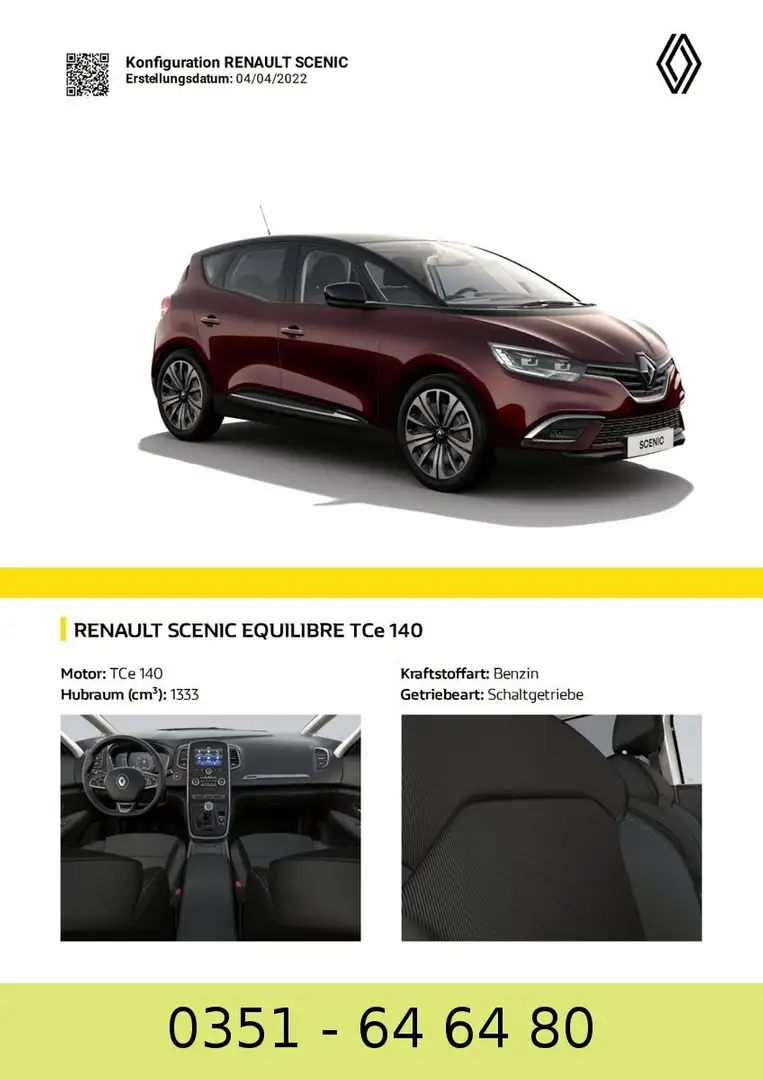 Renault Scenic EQUILIBRE TCe 140 Rot - 2