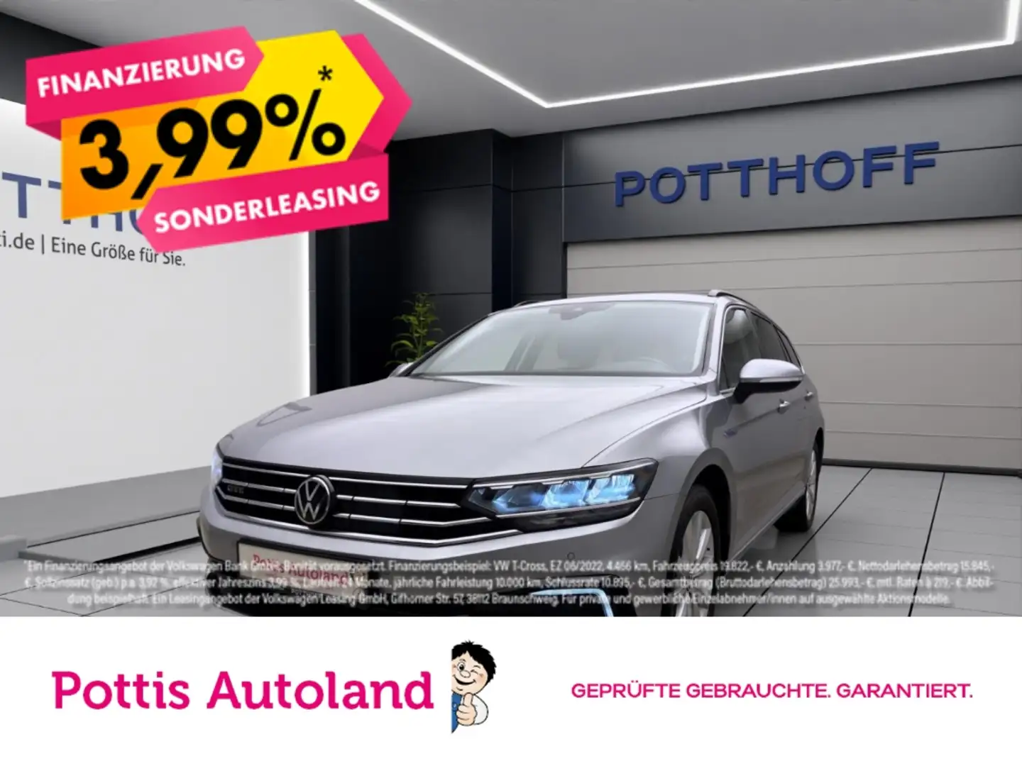Volkswagen Passat Variant GTE AHK NAVI ACC LED Silber - 1