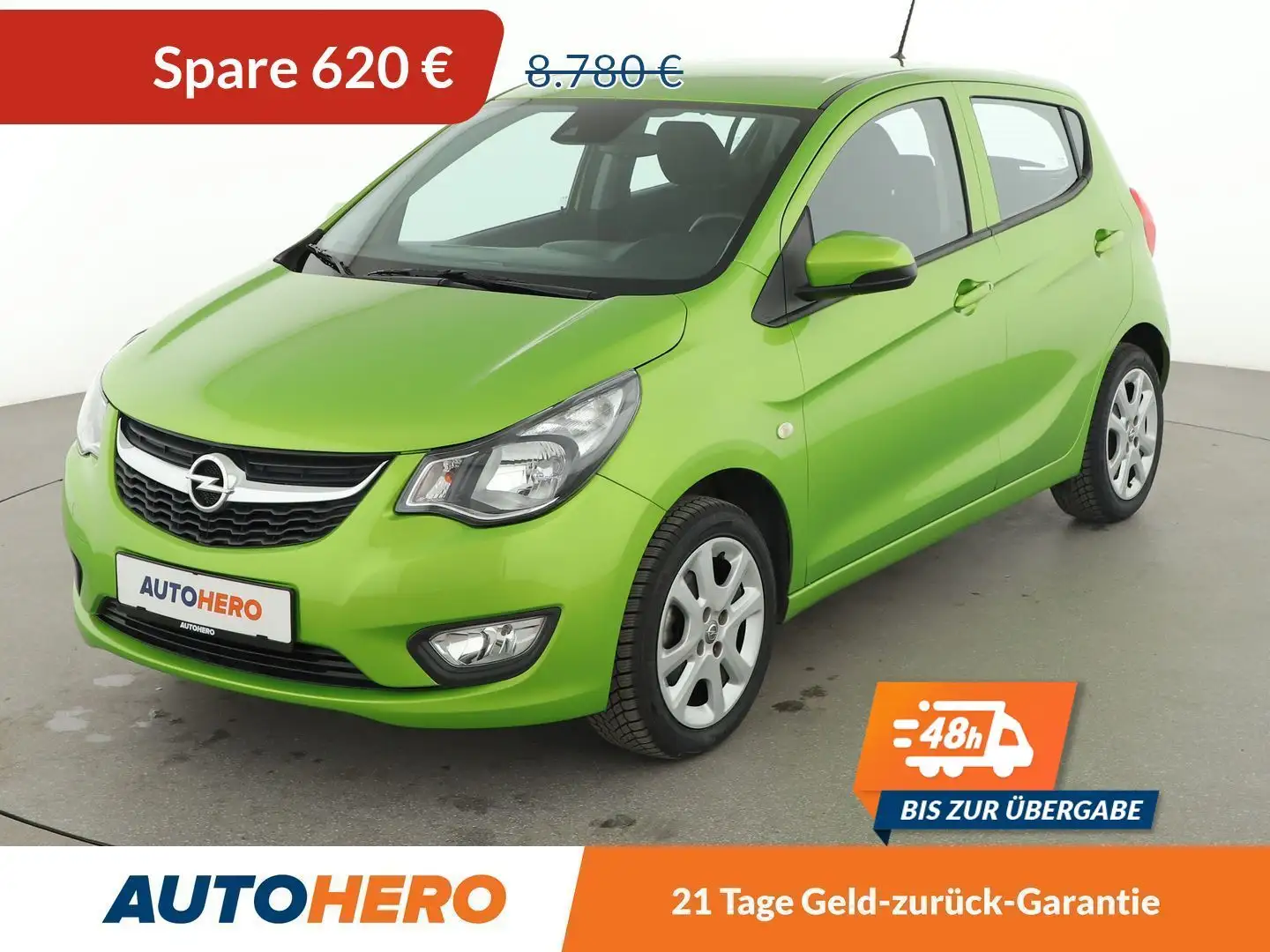 Opel Karl 1.0 Edition*TEMPO*PDC*SHZ*LIM*SPUR* Grün - 1