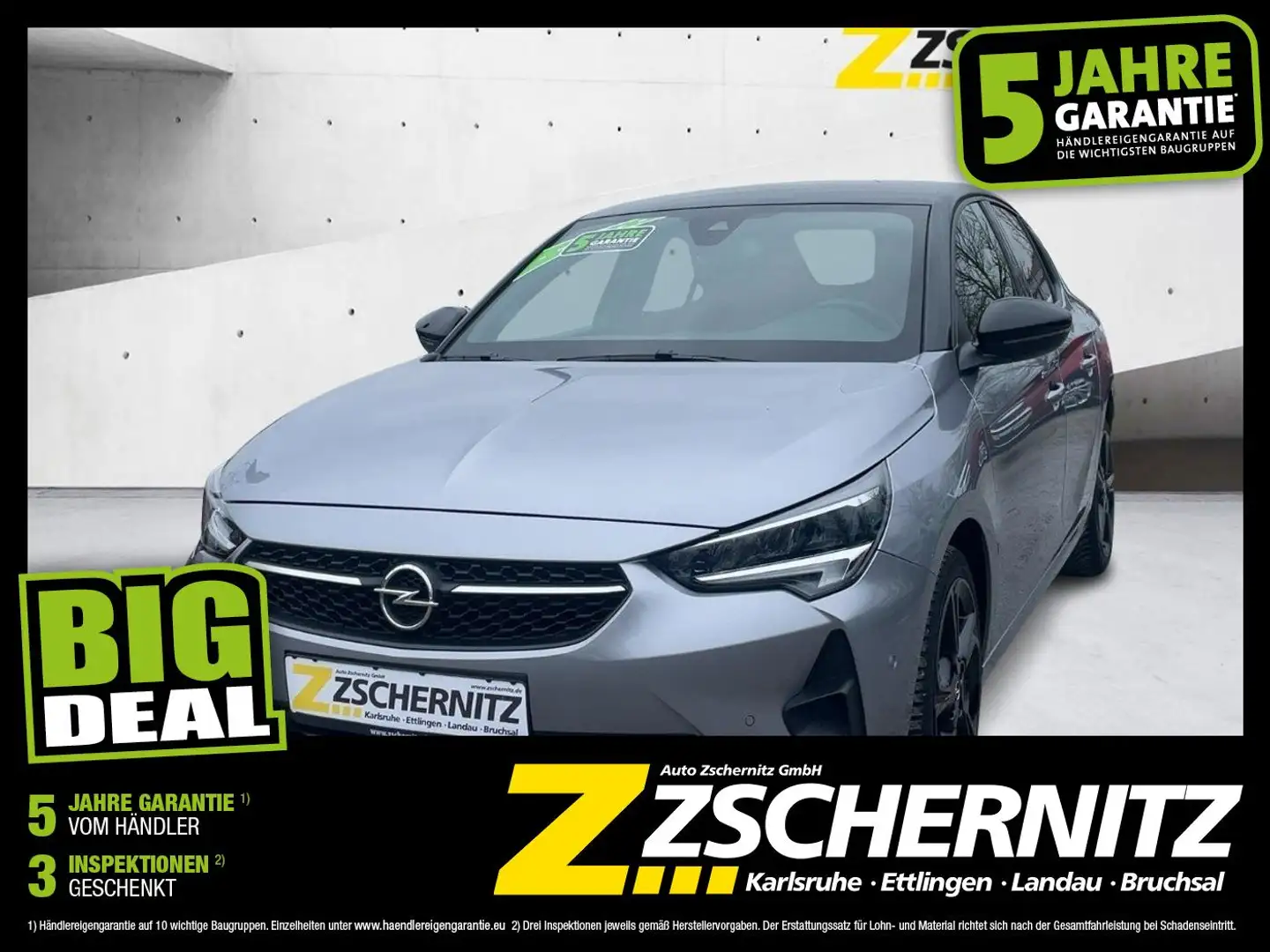 Opel Corsa F 1.2 Turbo GS Line LED+SHZ+Kamera Grau - 1