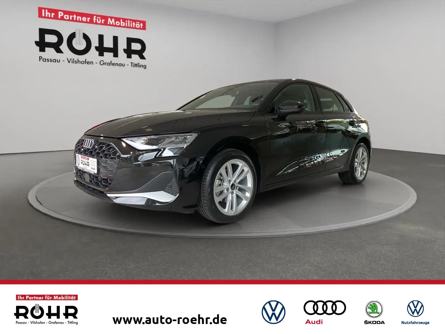 Audi A3 Sportback advanced (AHK.SHZ.NAVI.DAB.PDC.GRA.virtu Schwarz - 1