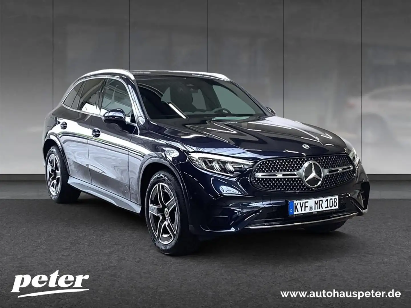 Mercedes-Benz GLC 220 d 4M AMG/19"/LED/AHK/DISTRONIC/360°K/ Kék - 2