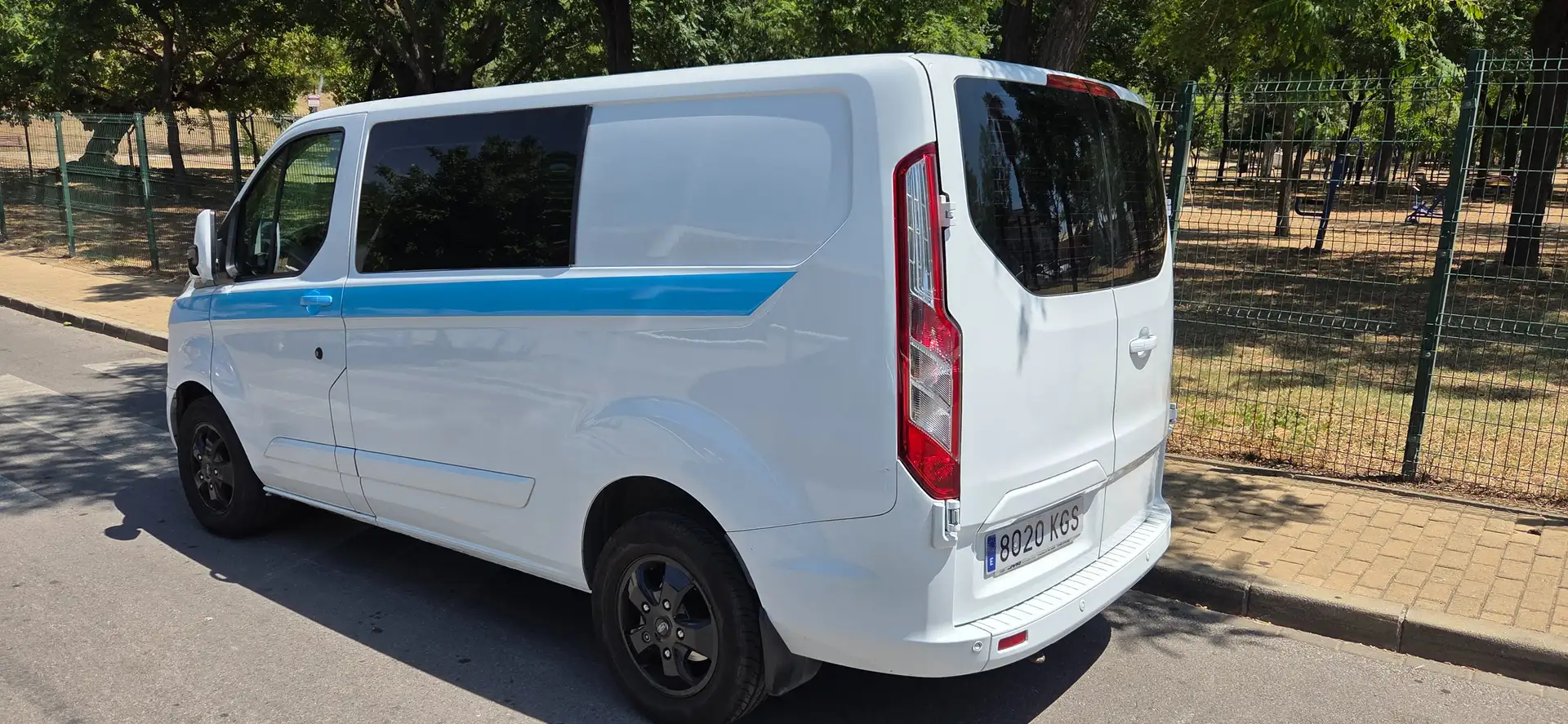 Ford Transit Custom 2.0 tdci 170 cv mixta Blanco - 2