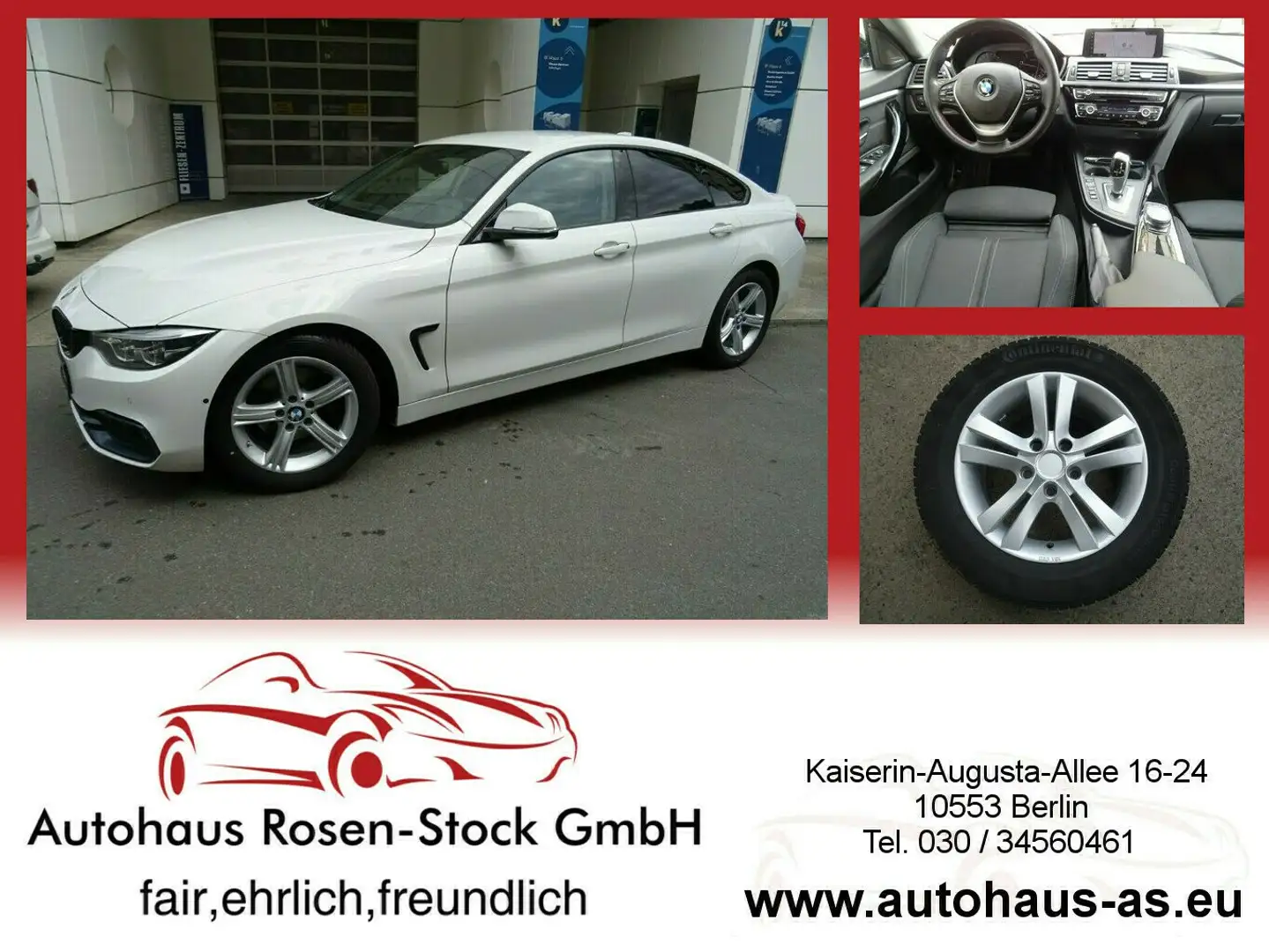 BMW 420 D Sport,SAG,360°,ACC,Memory Bianco - 1