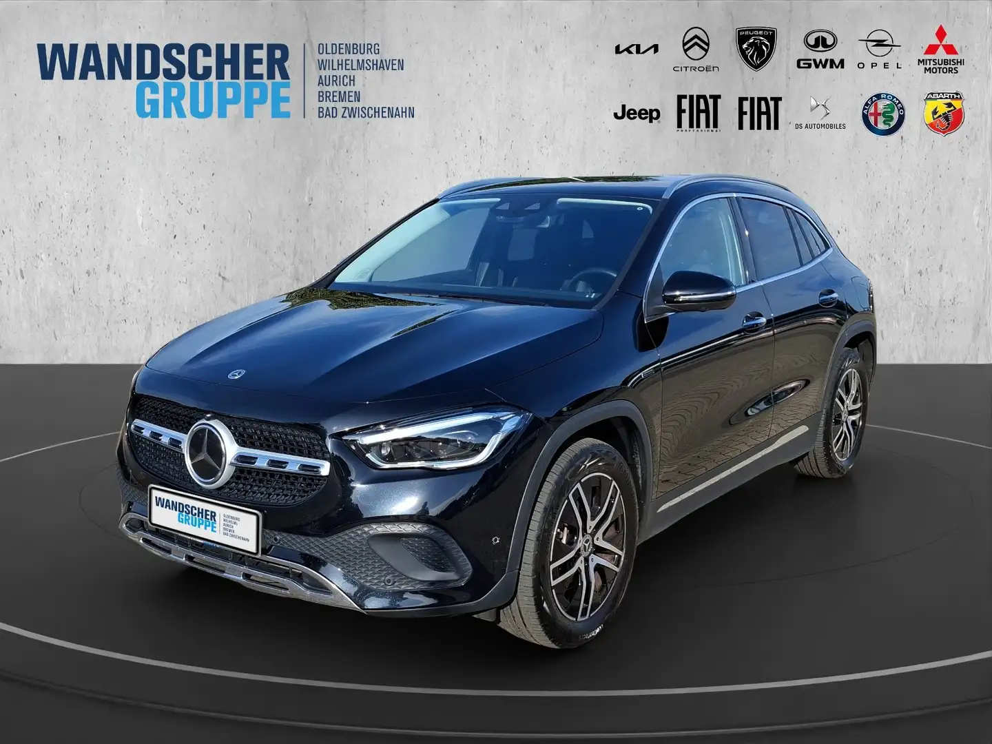 Mercedes-Benz GLA 250 e Progressive 360+AHK+Kam.+KeyLess+LED Schwarz - 1