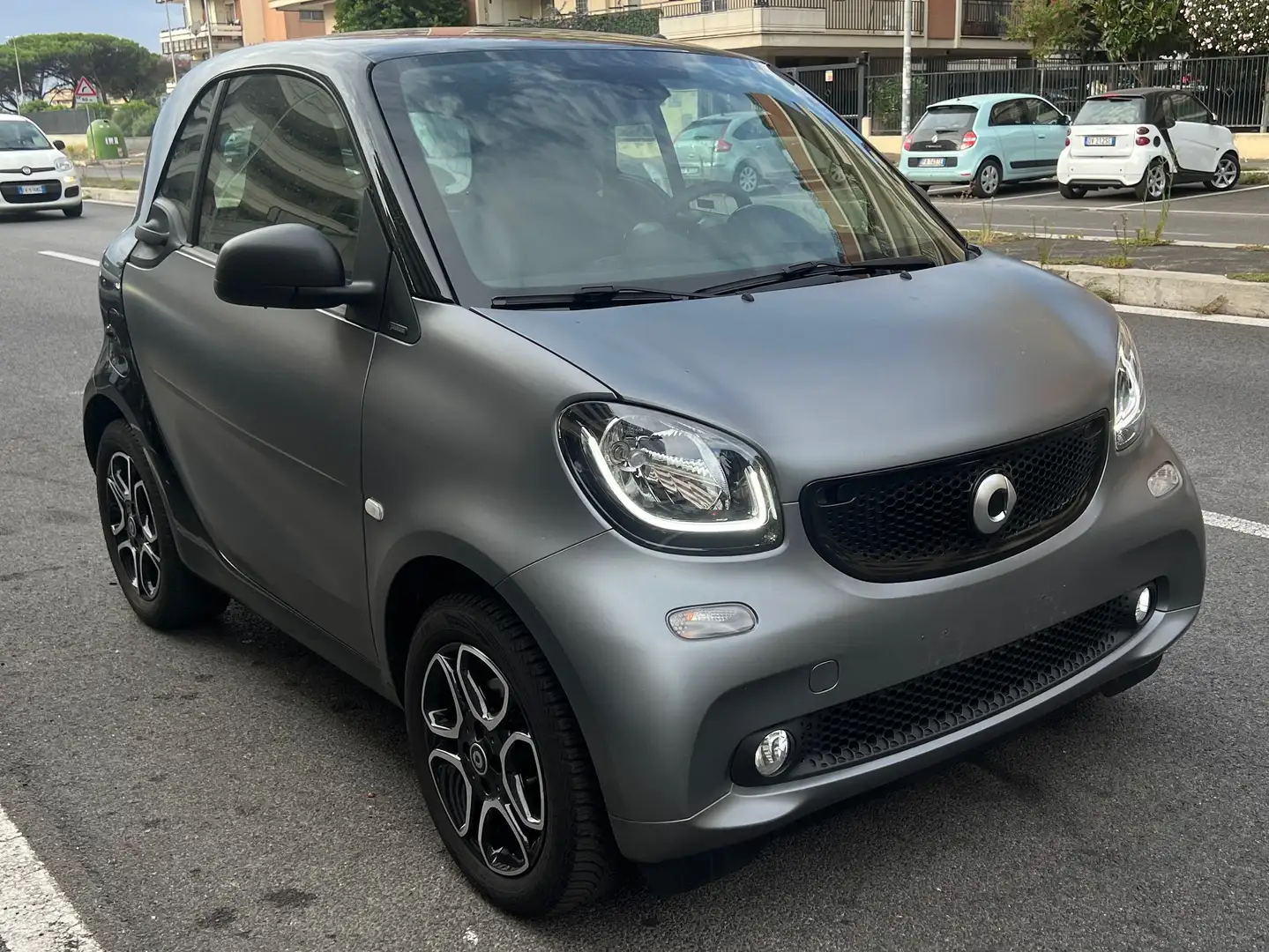 smart forTwo PASSION TURBO LED PANORAMA PDC BLUETOOTH CERCHI 16 Grigio - 2