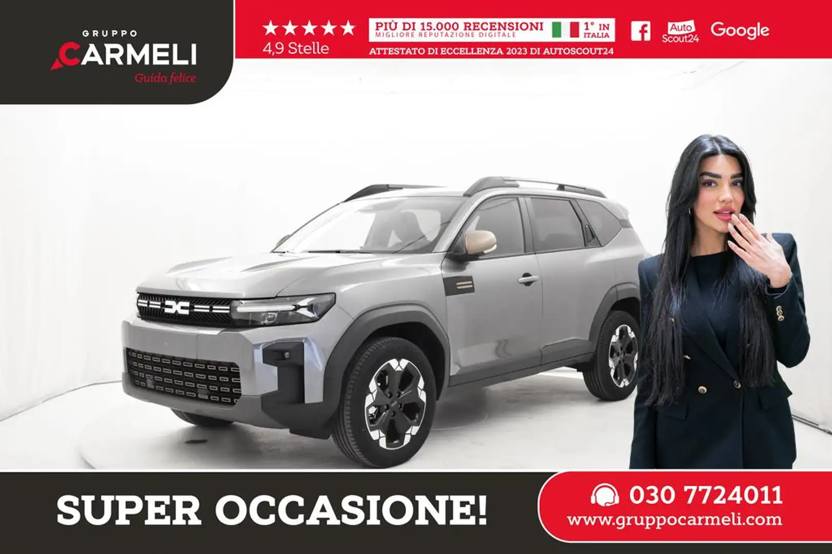 Dacia Bigster 1.2 mild hybrid Extreme 140cv Grigio - 1