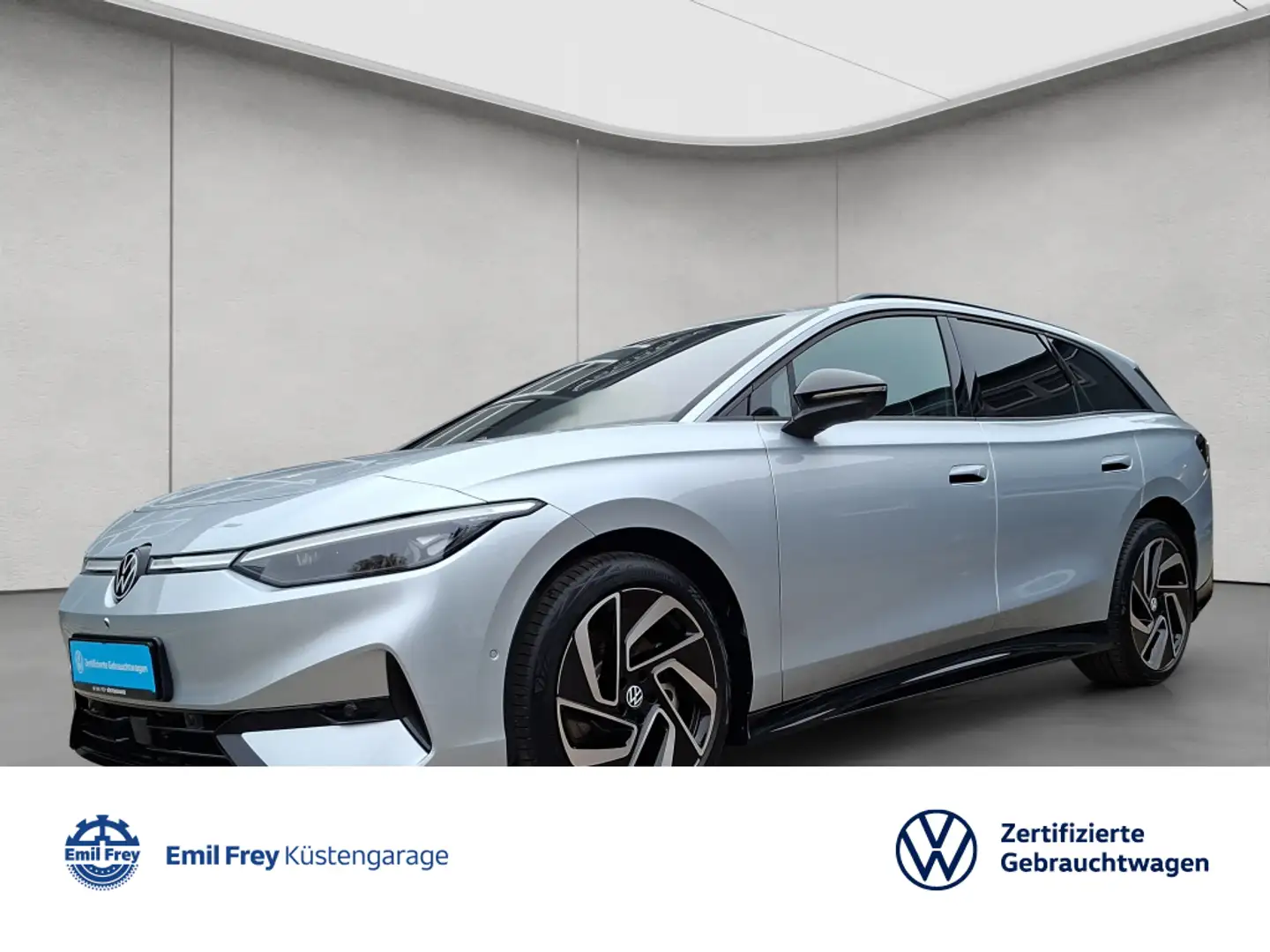 Volkswagen ID.7 Pro Electric AHK IQ.Drive WÄRMEPUMPE Srebrny - 1