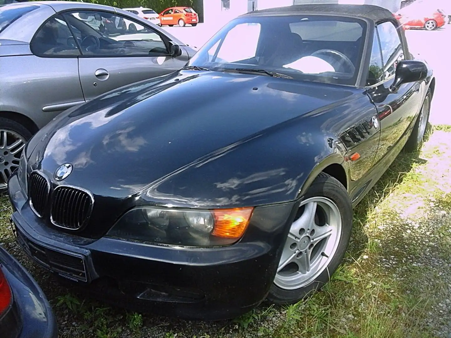 BMW Z3 roadster /Leder+Holz+Alu/Org.Zust./Verdeck neuwert Noir - 1