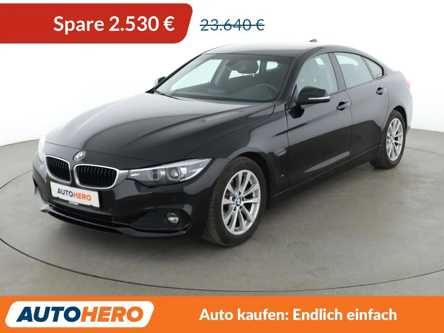 BMW 420 420i Gran Coupé Advantage Aut.*NAVI*LED*TEMPO* Schwarz - 1