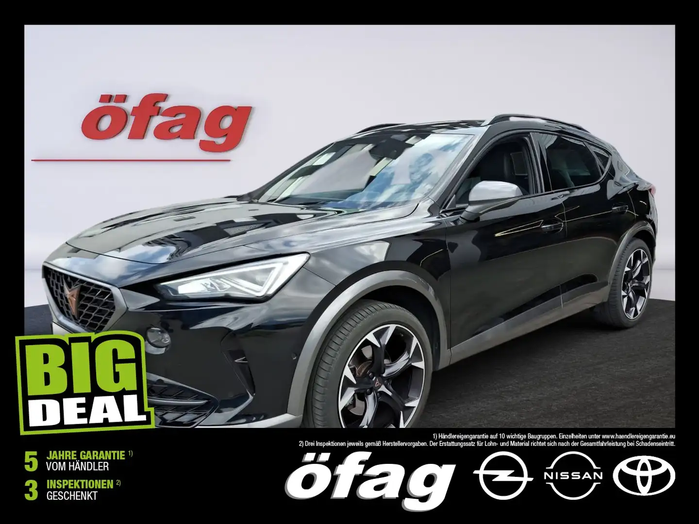 CUPRA Formentor 2.0 TDI ACC+LED+Navi+Fernlichtass.+PDC Schwarz - 1