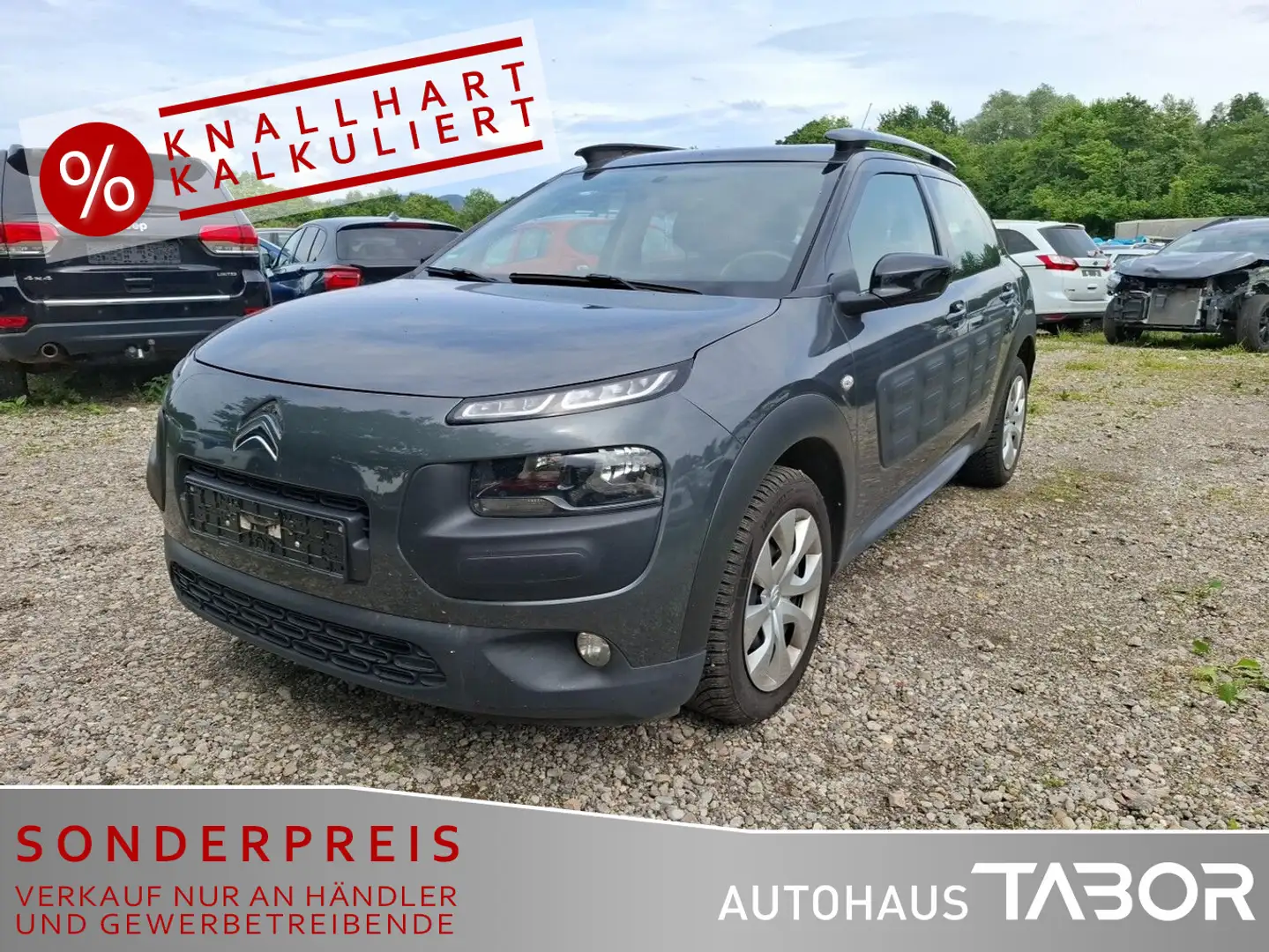 Citroen C4 Cactus Cactus 1.2 VTi / PureTech 82 Feel RFK PDC SHZ Grigio - 2