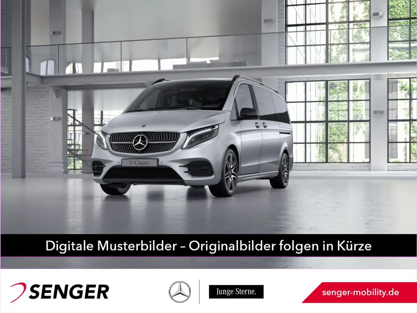 Mercedes-Benz V 300 d Edition lang AMG AIRMATIC Standhz AHK2,5t Silber - 1