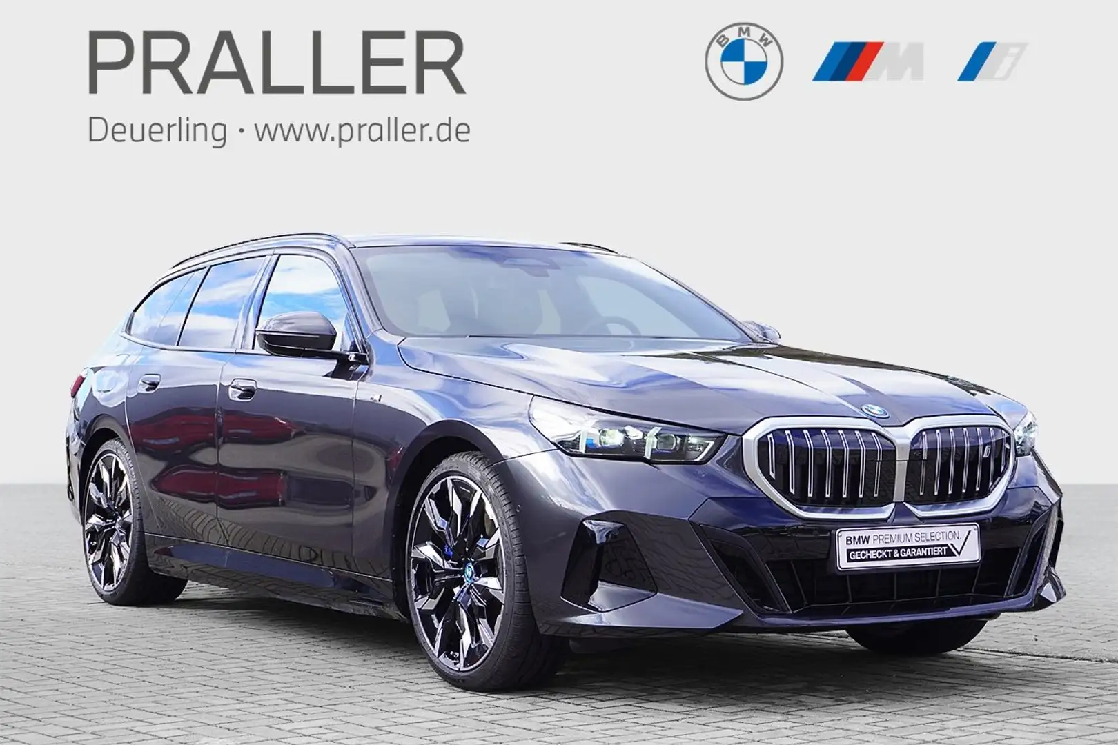 BMW i5 eDrive40 Touring M Sport AHK HeadUp ACC Sitzbelüft Grau - 1