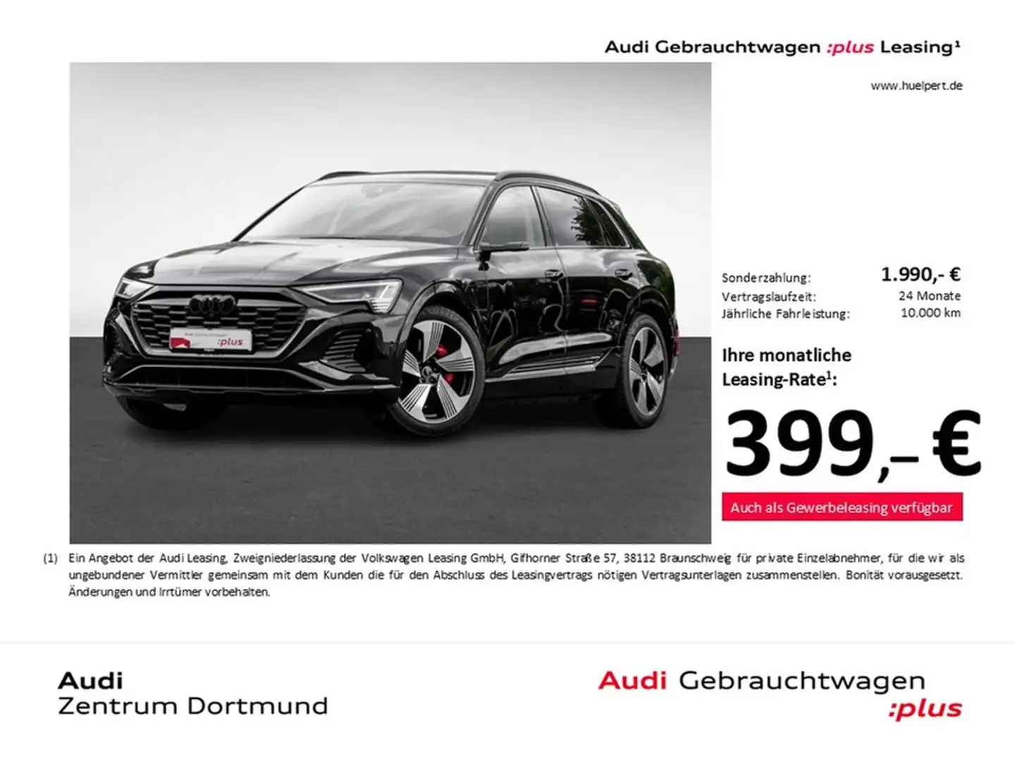 Audi Q8 e-tron 55 quattro S LINE BLACKPAK AHK CAM 21Z Noir - 1
