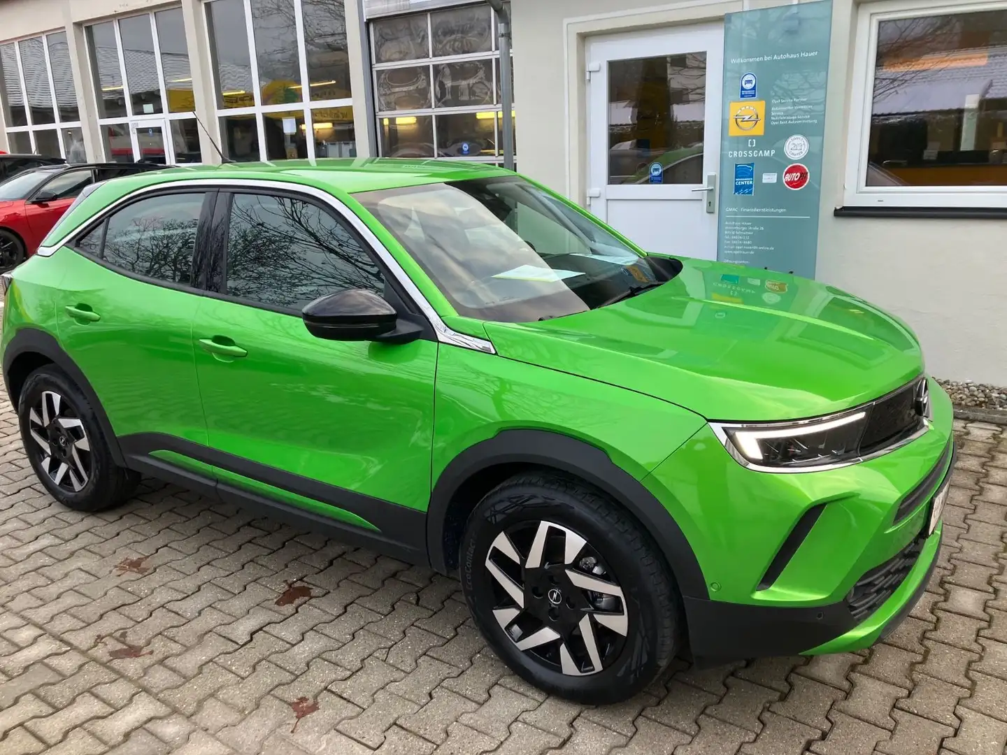 Opel Mokka-E Elegance SHZ Kamera TechP. LEd 11KWOnB. Grün - 1