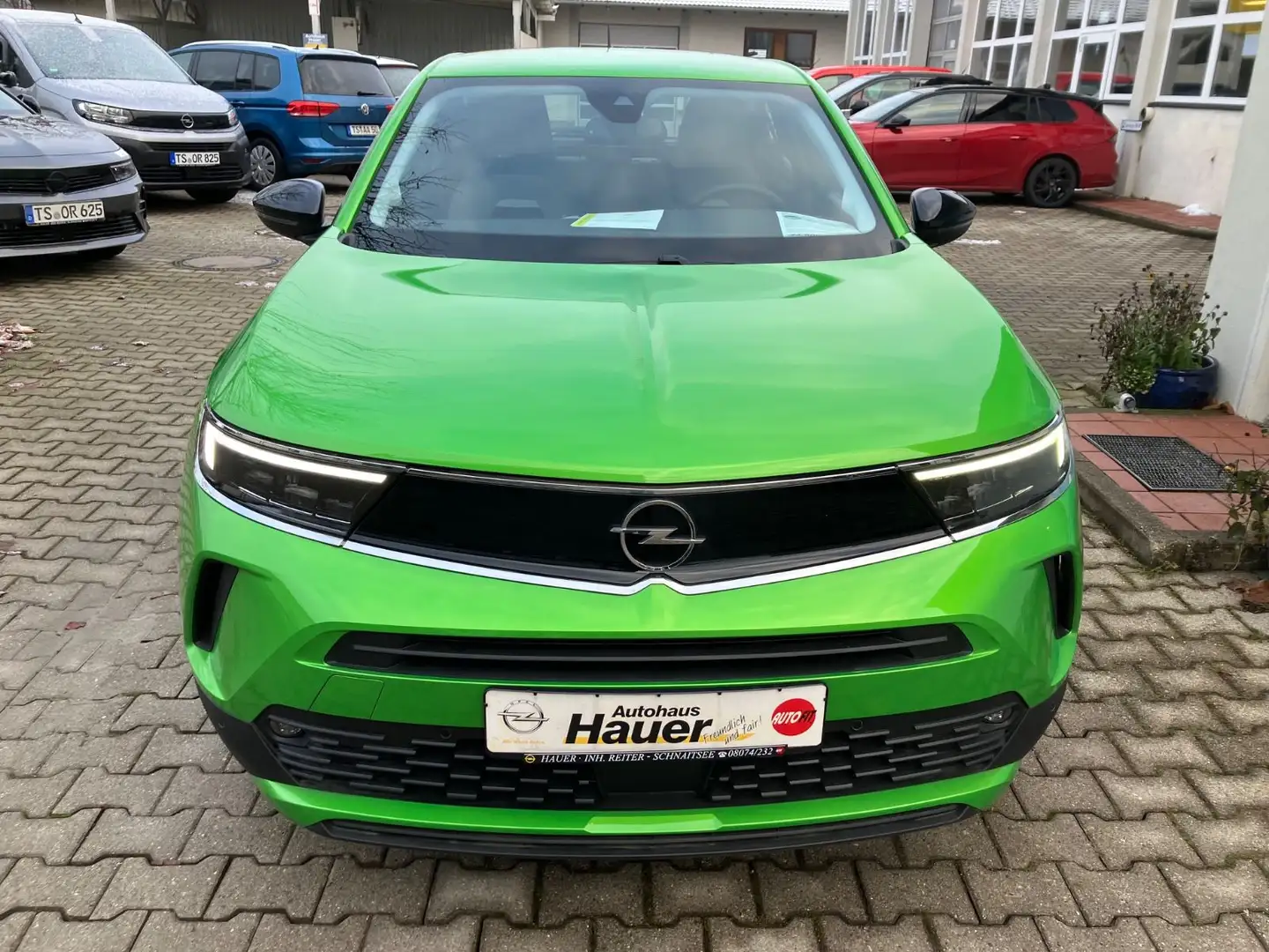 Opel Mokka-E Elegance SHZ Kamera TechP. LEd 11KWOnB. Grün - 2