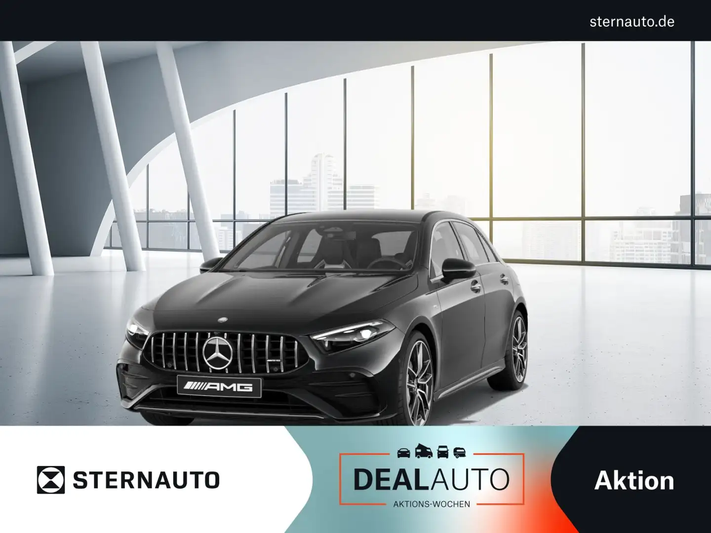 Mercedes-Benz A 35 AMG A 35 4M Premium PerfoSitz 19Zoll Multibeam Navi Schwarz - 1