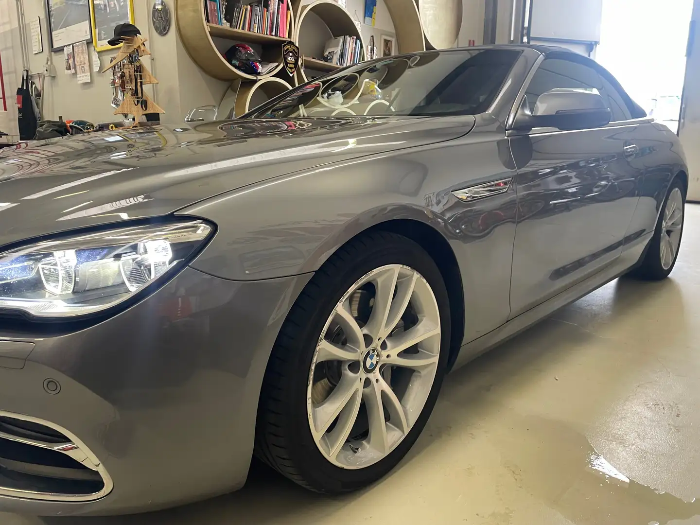 BMW 640 640d Cabrio xdrive Luxury auto Grigio - 1