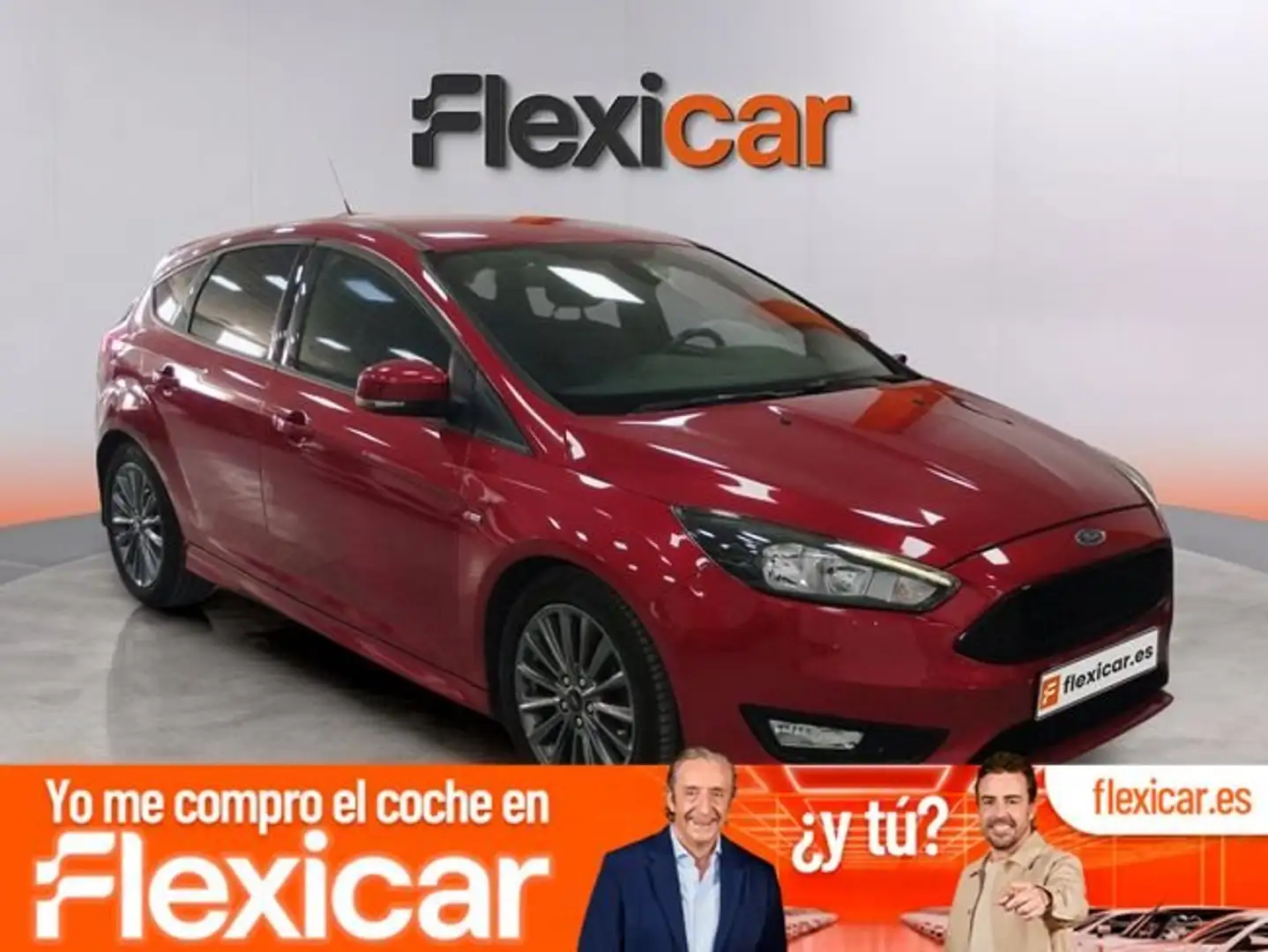 Ford Focus 1.0 Ecoboost Auto-S&S Business 125 Rojo - 1