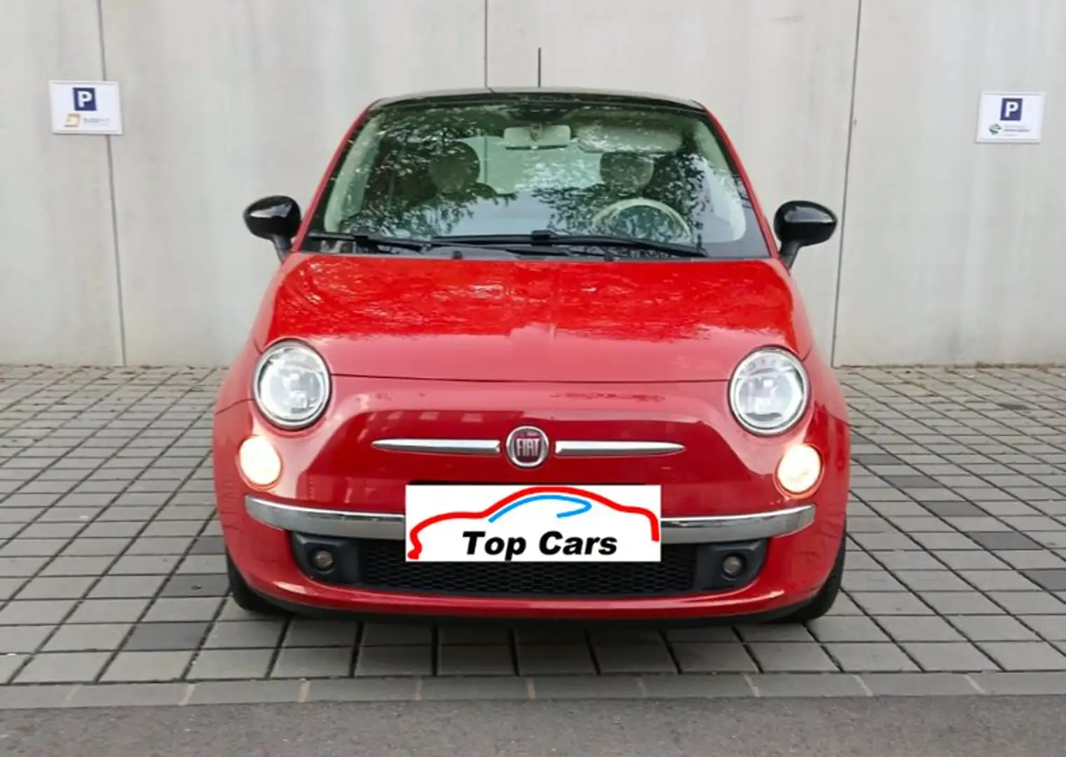 Fiat 500 500 LOUNGE 1.2 BZ 8V - 69 CH Rouge - 1