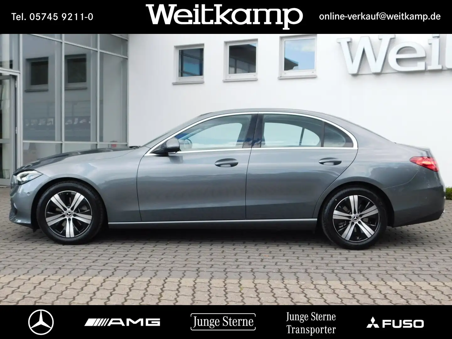 Mercedes-Benz C 200 C 200 d Avantgarde+AHK+Kamera+Distronic+DigLigh. Grau - 2