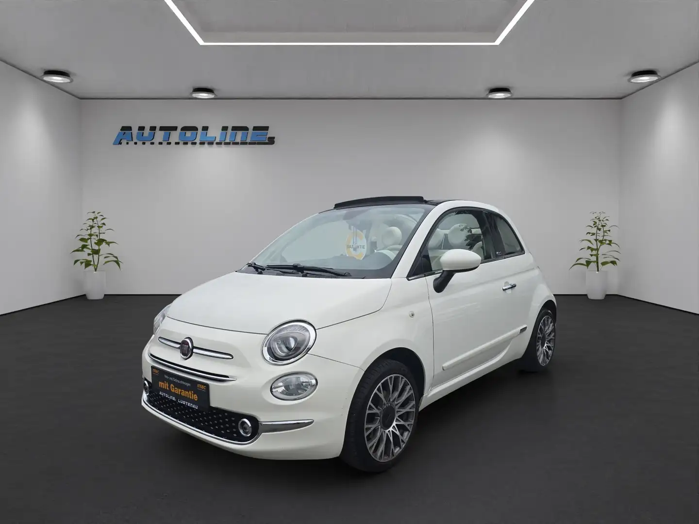 Fiat 500 C Lounge Cabrio *WENIG-KM* *LEDER* *PDC* Weiß - 1