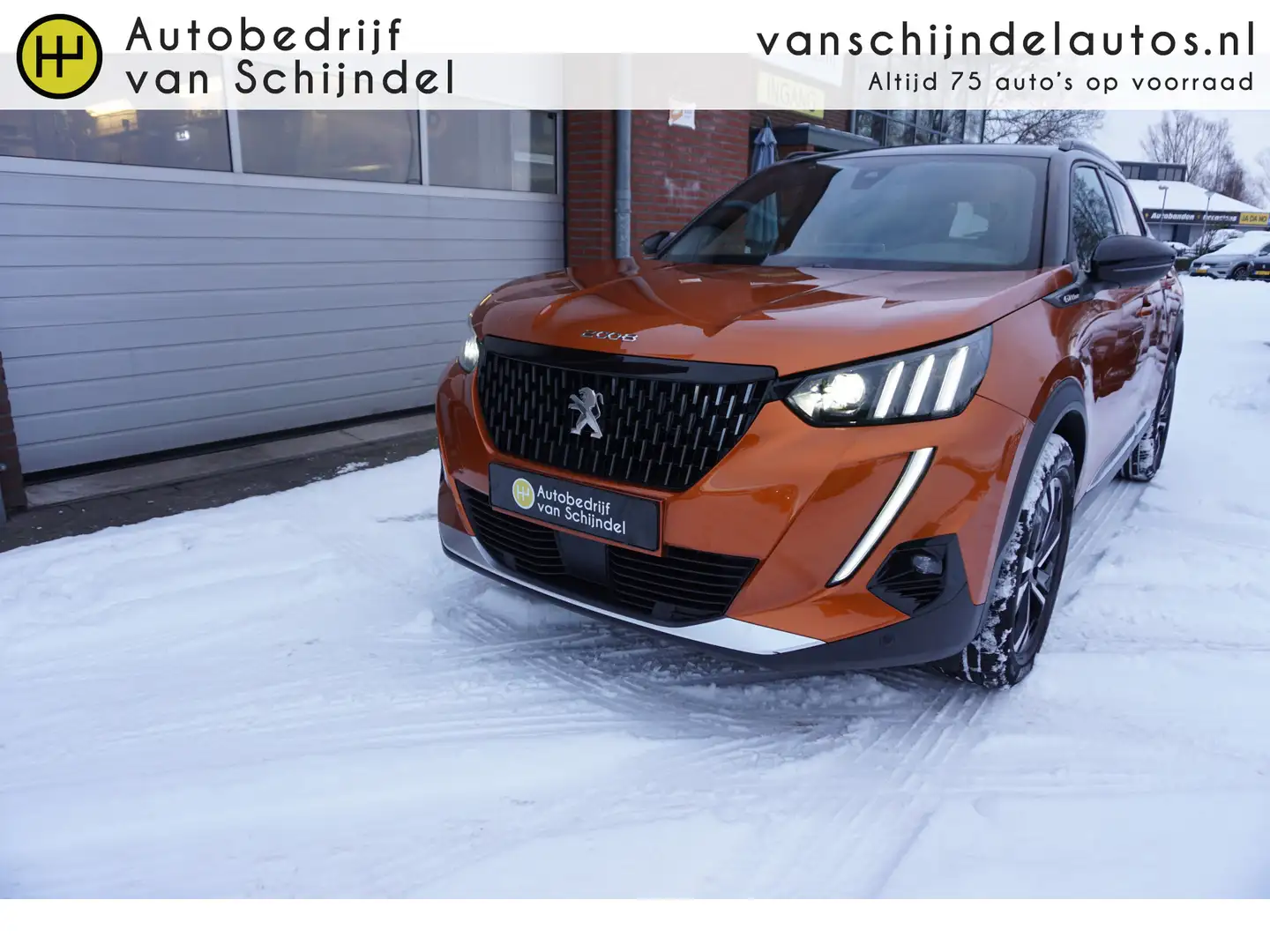 Peugeot 2008 1.2 PURETECH 130PK GT LINE DEC 2020 PERFECT ONDERH Orange - 2