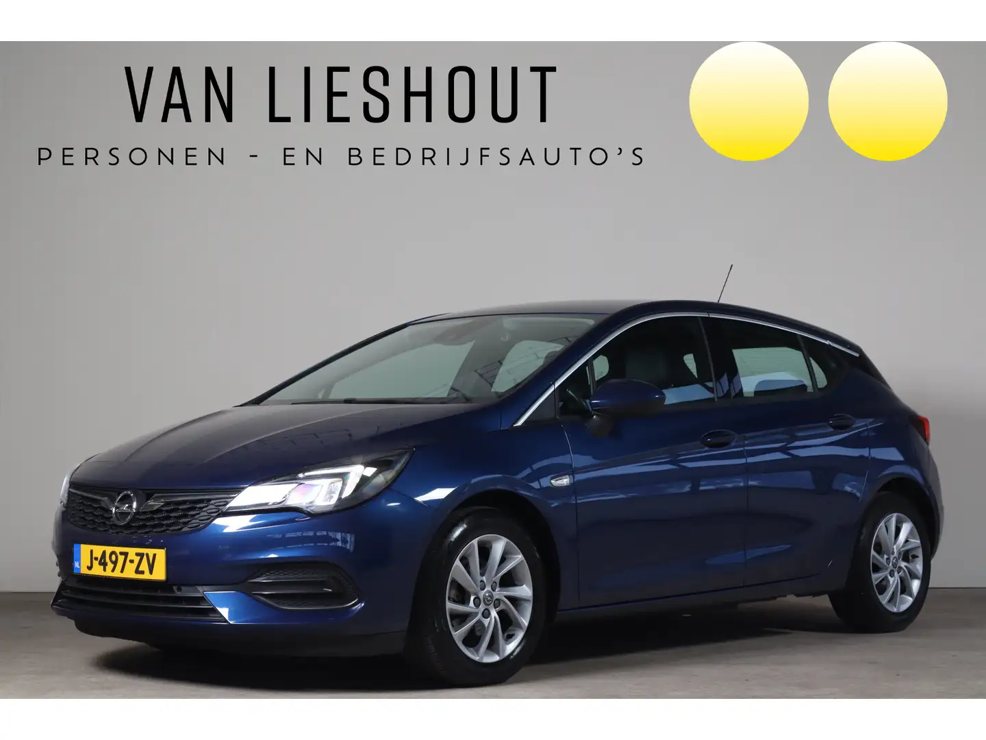 Opel Astra 1.2 Elegance - NL-Auto!! Climate I Cruise I Apple Blau - 1