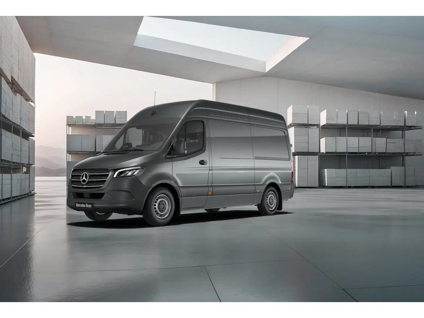 Mercedes-Benz Sprinter 317 CDI Kasten SELECT Hochdach Standard Grau - 2